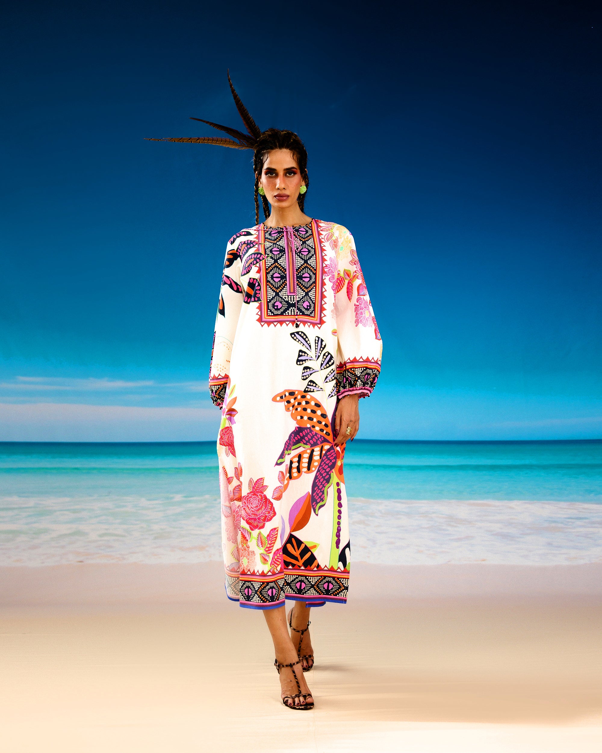 Jamaica : Zarah - Ivory/Black