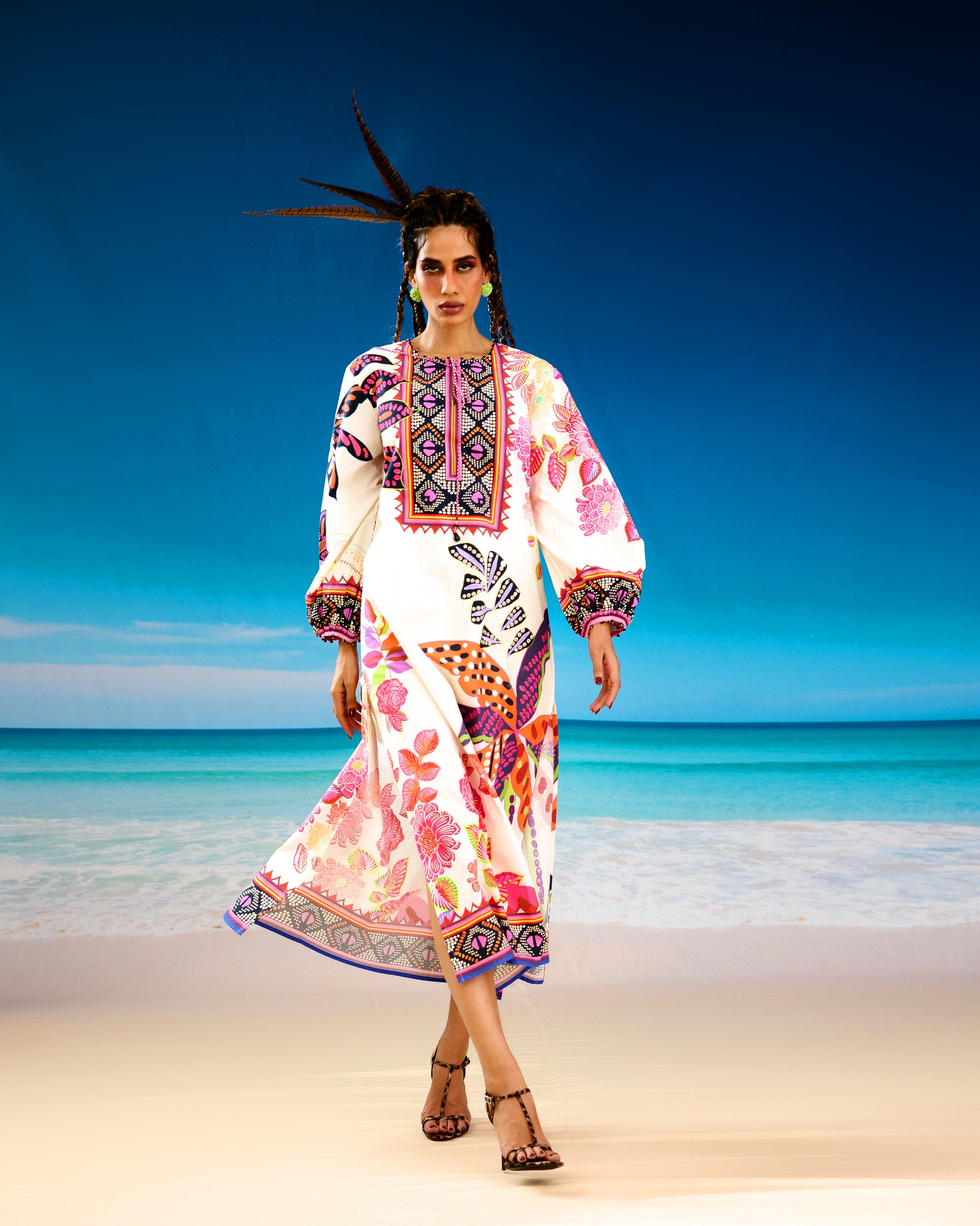 Jamaica : Zarah - Ivory/Black