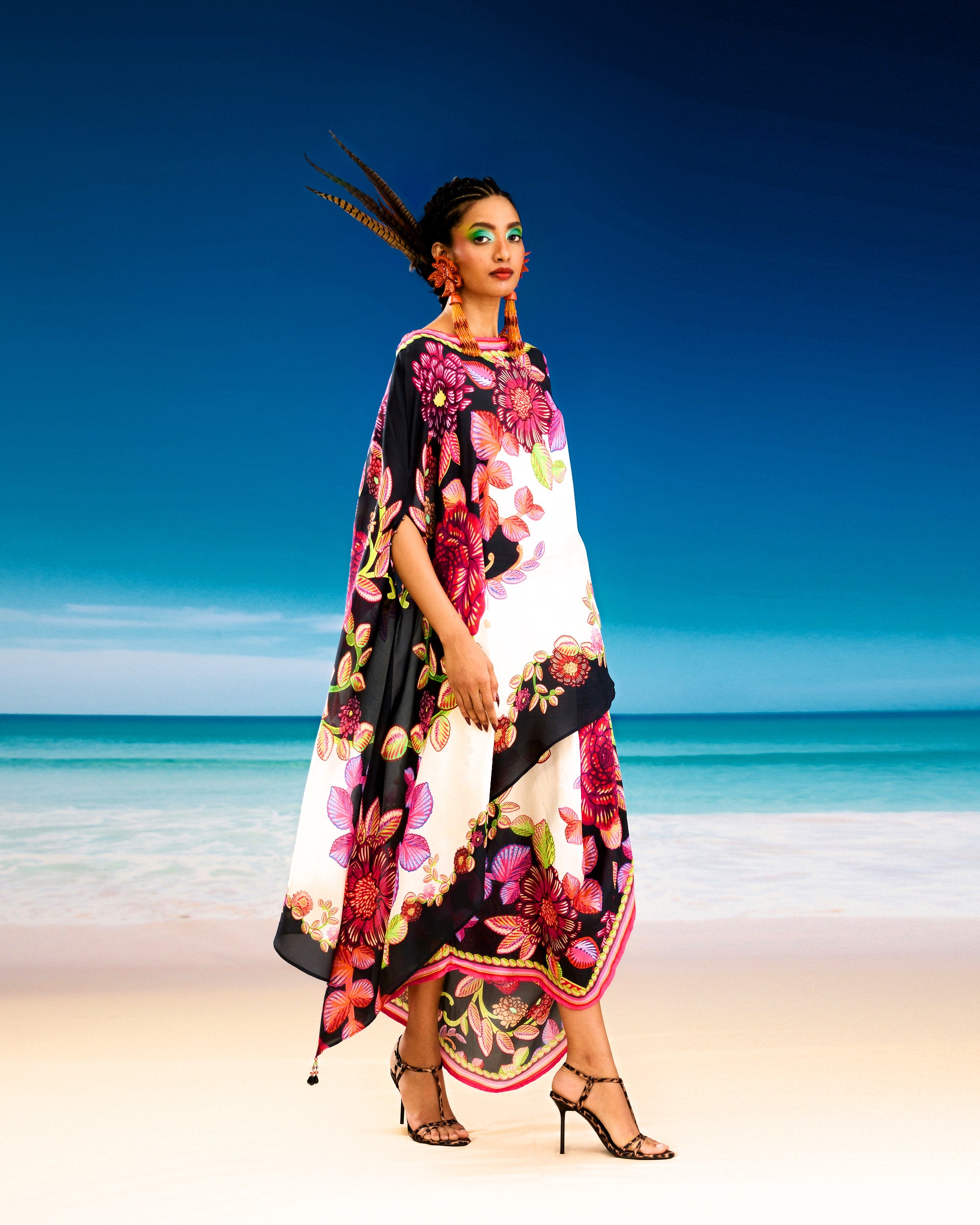 Jamaica : Kamini - Ivory/black