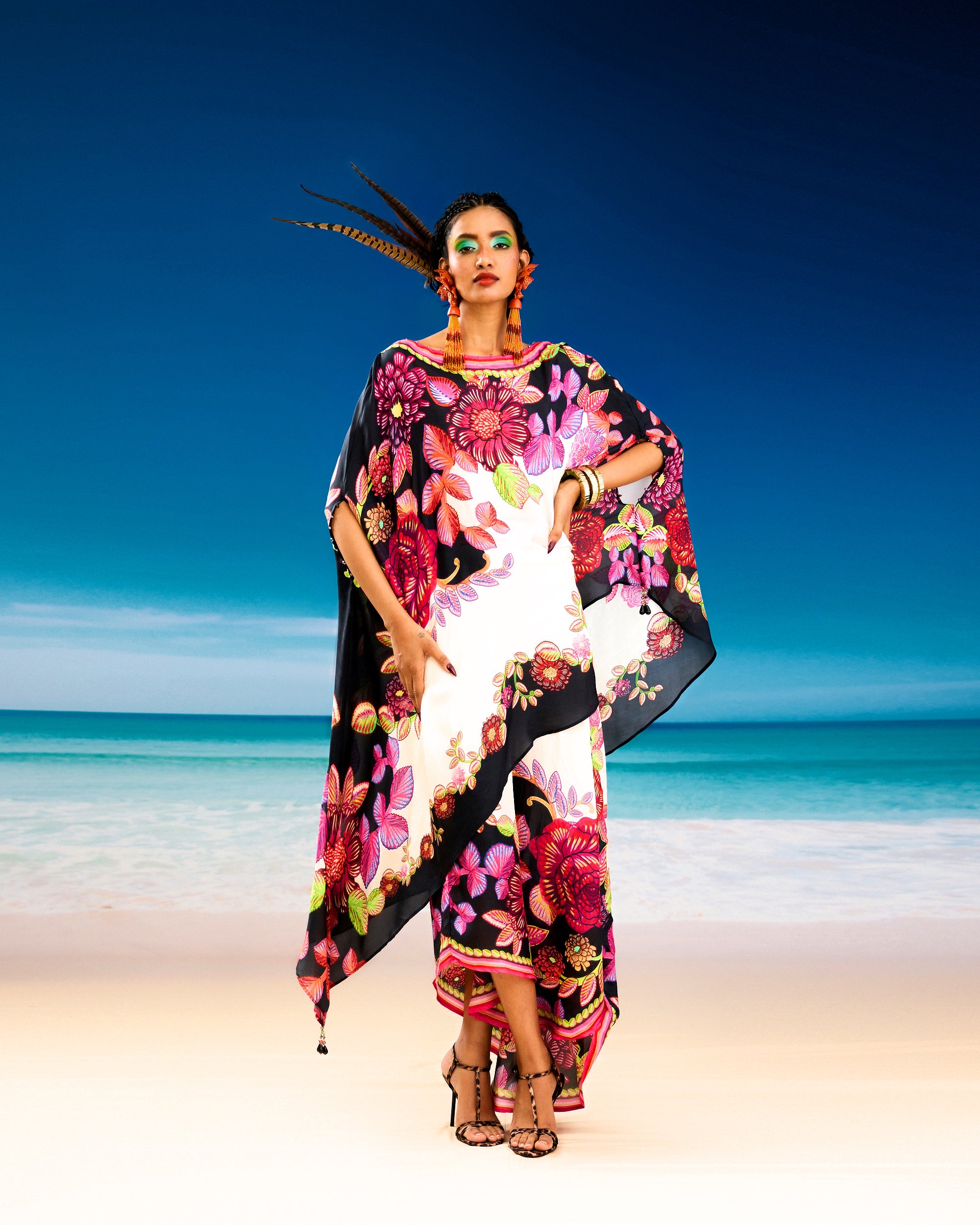 Jamaica : Kamini - Ivory/black