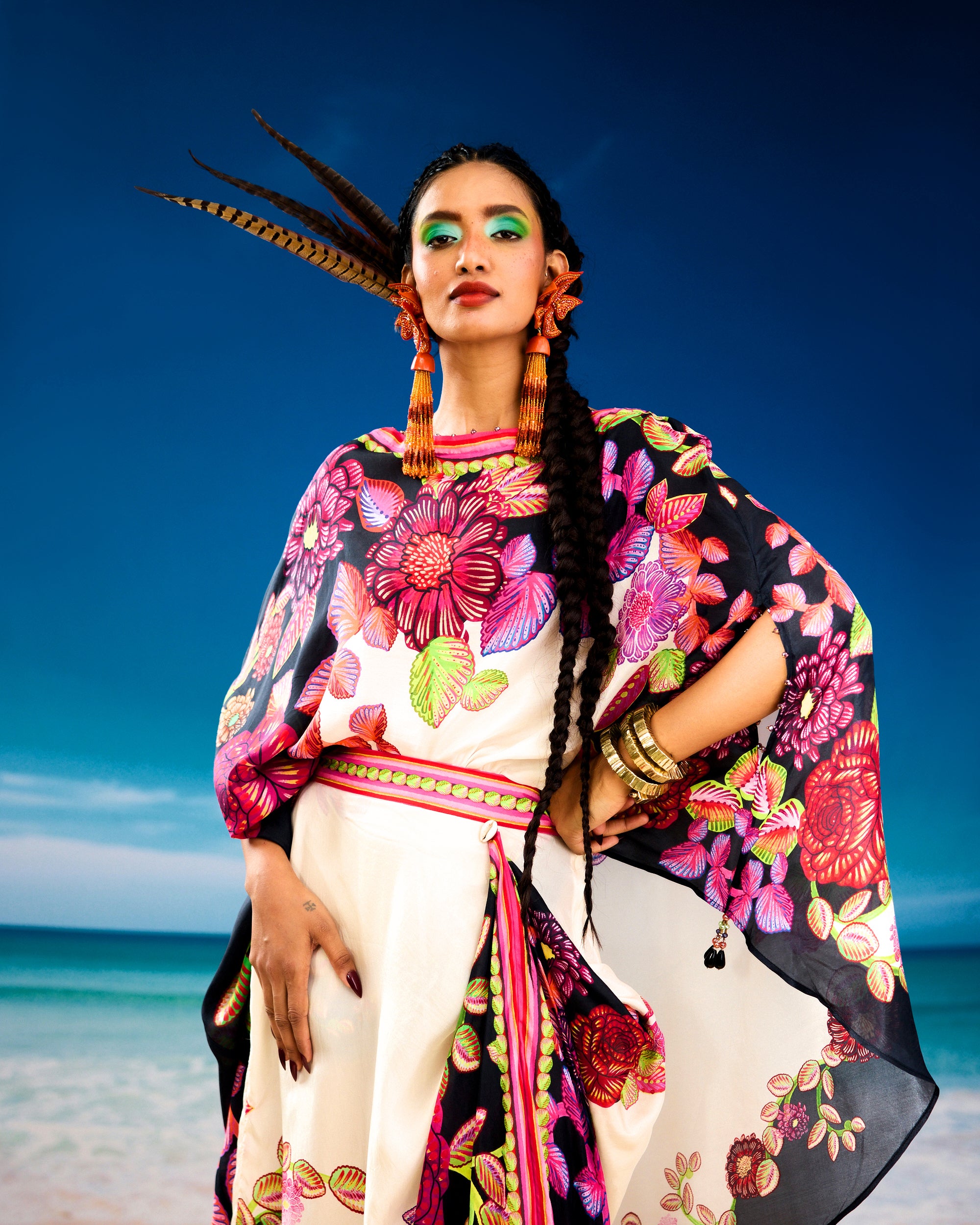 Jamaica : Kamini - Ivory/black