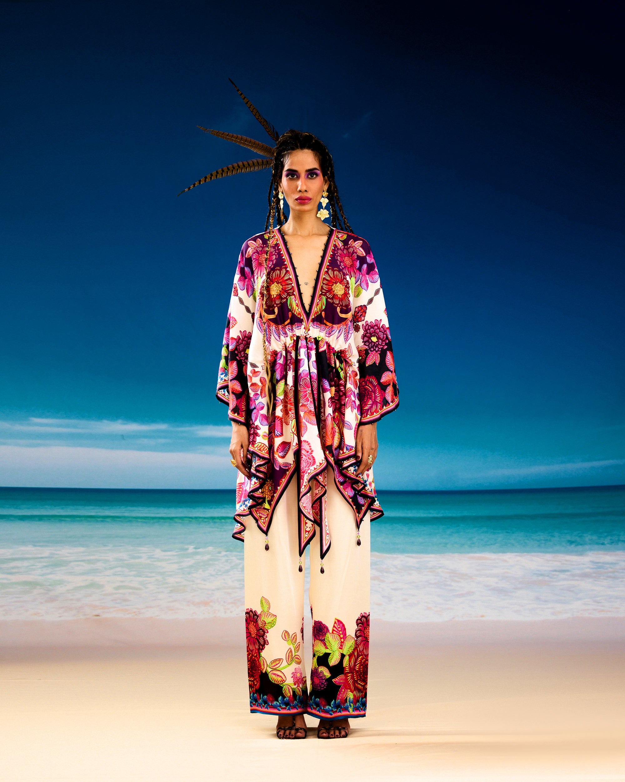 Jamaica : Inayat - Ivory/Purple
