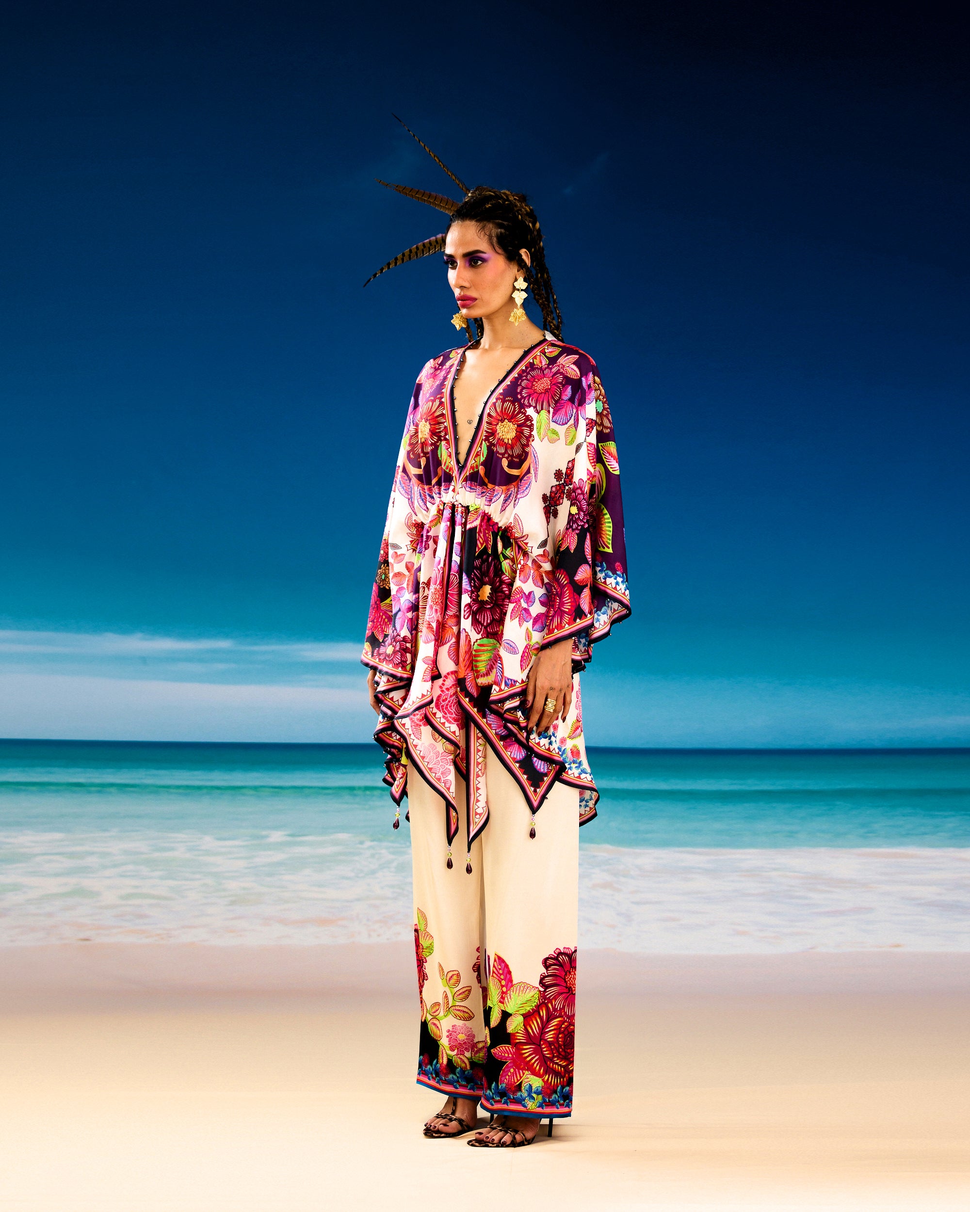 Jamaica : Inayat - Ivory/Purple