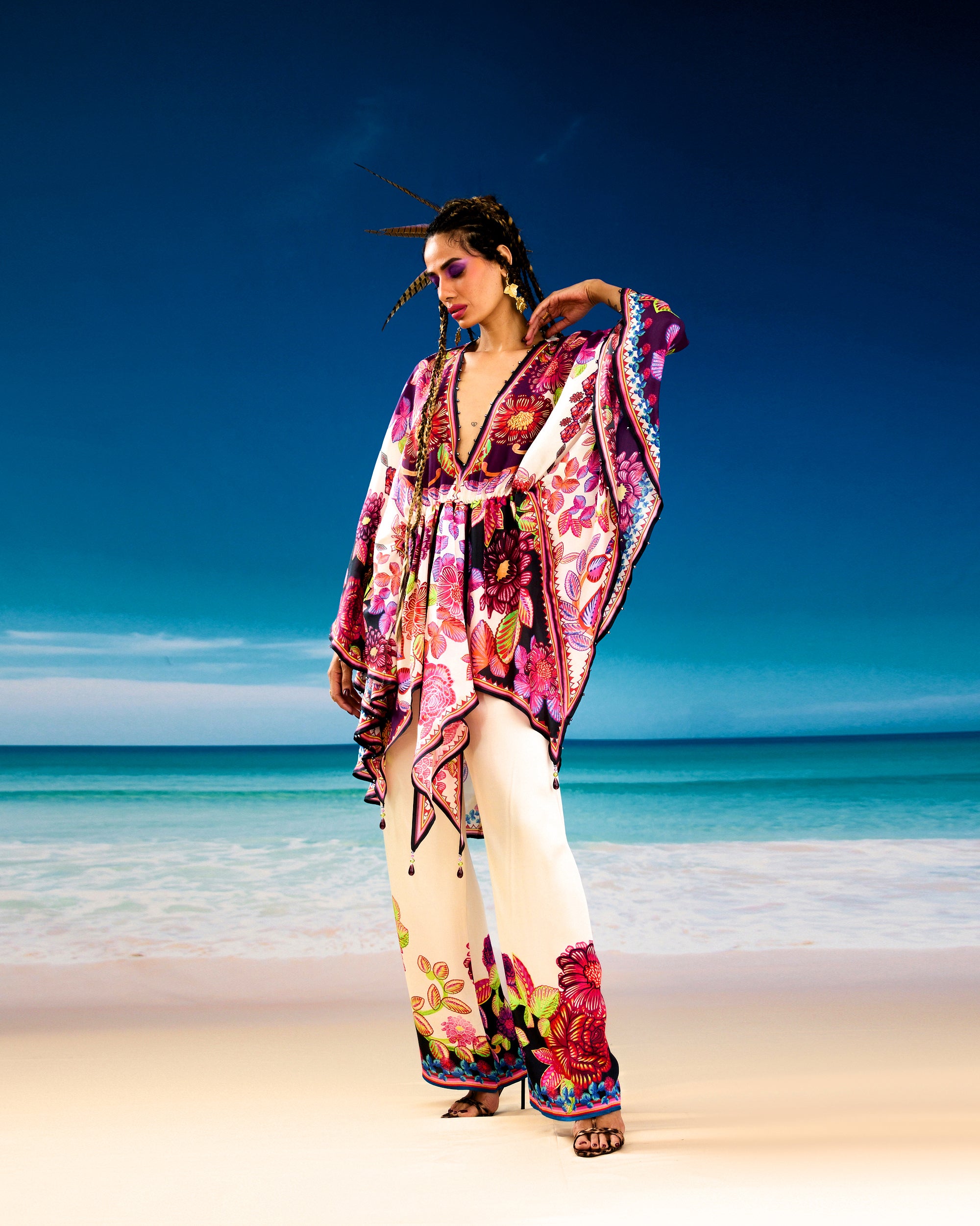 Jamaica : Inayat - Ivory/Purple