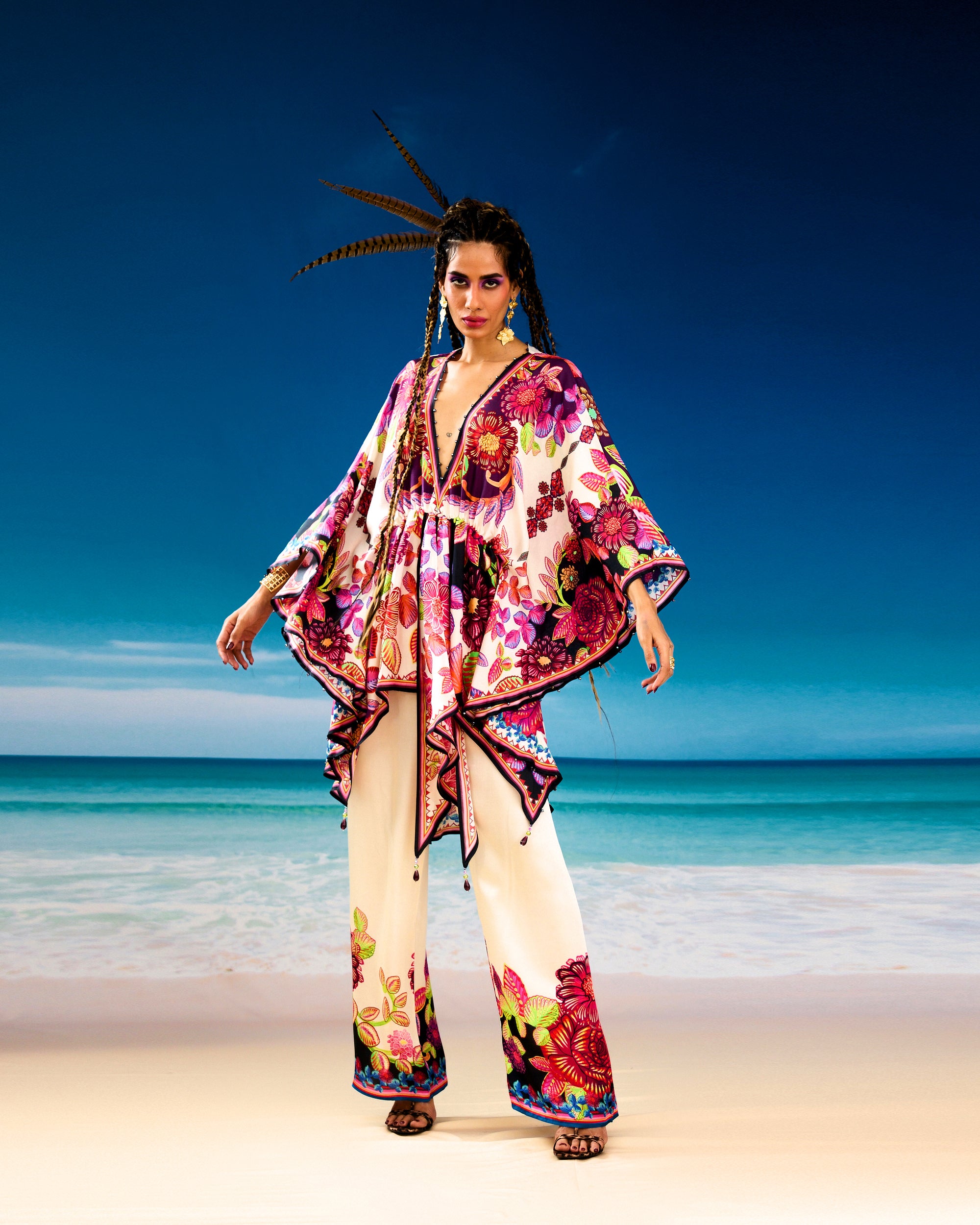 Jamaica : Inayat - Ivory/Purple