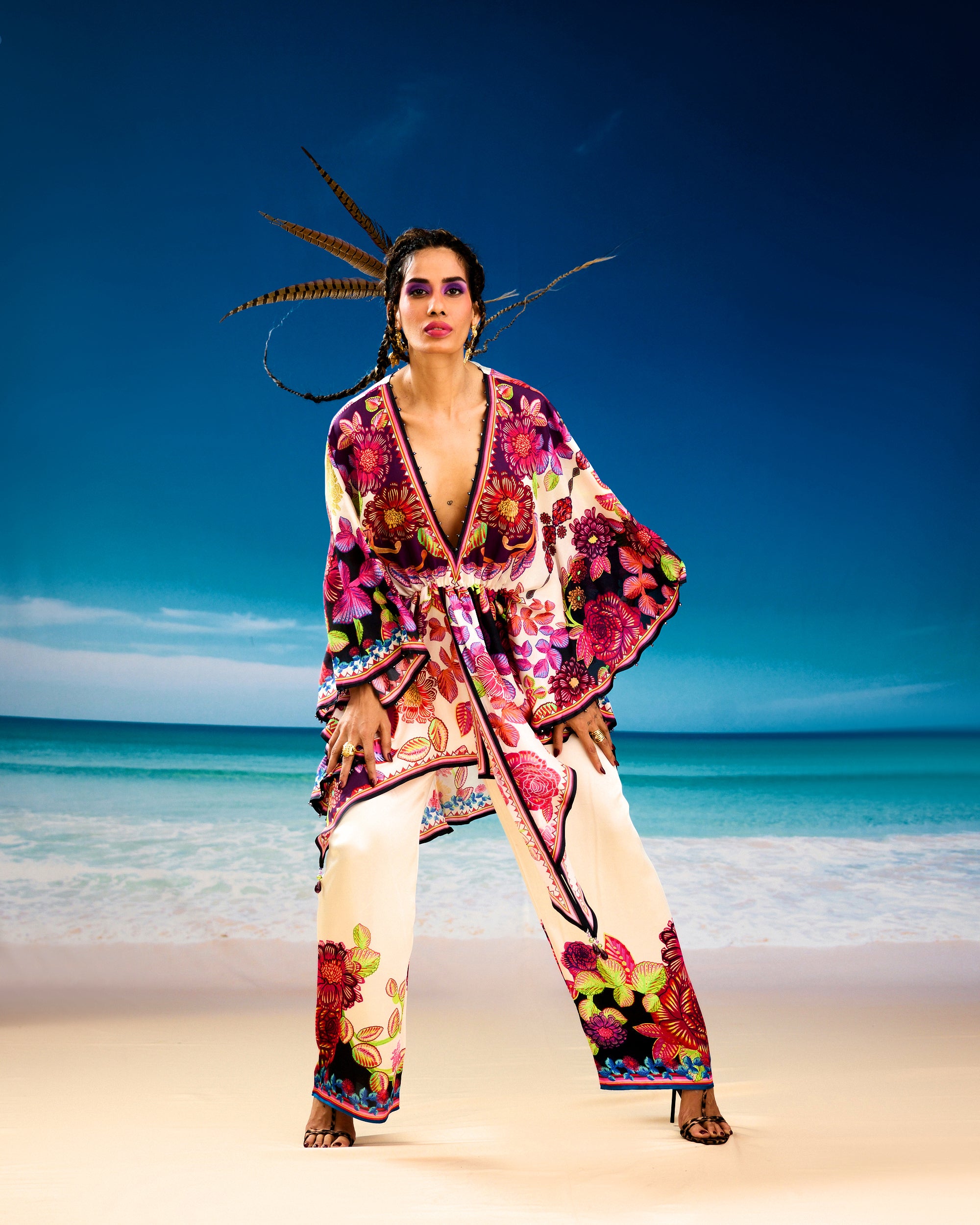 Jamaica : Inayat - Ivory/Purple
