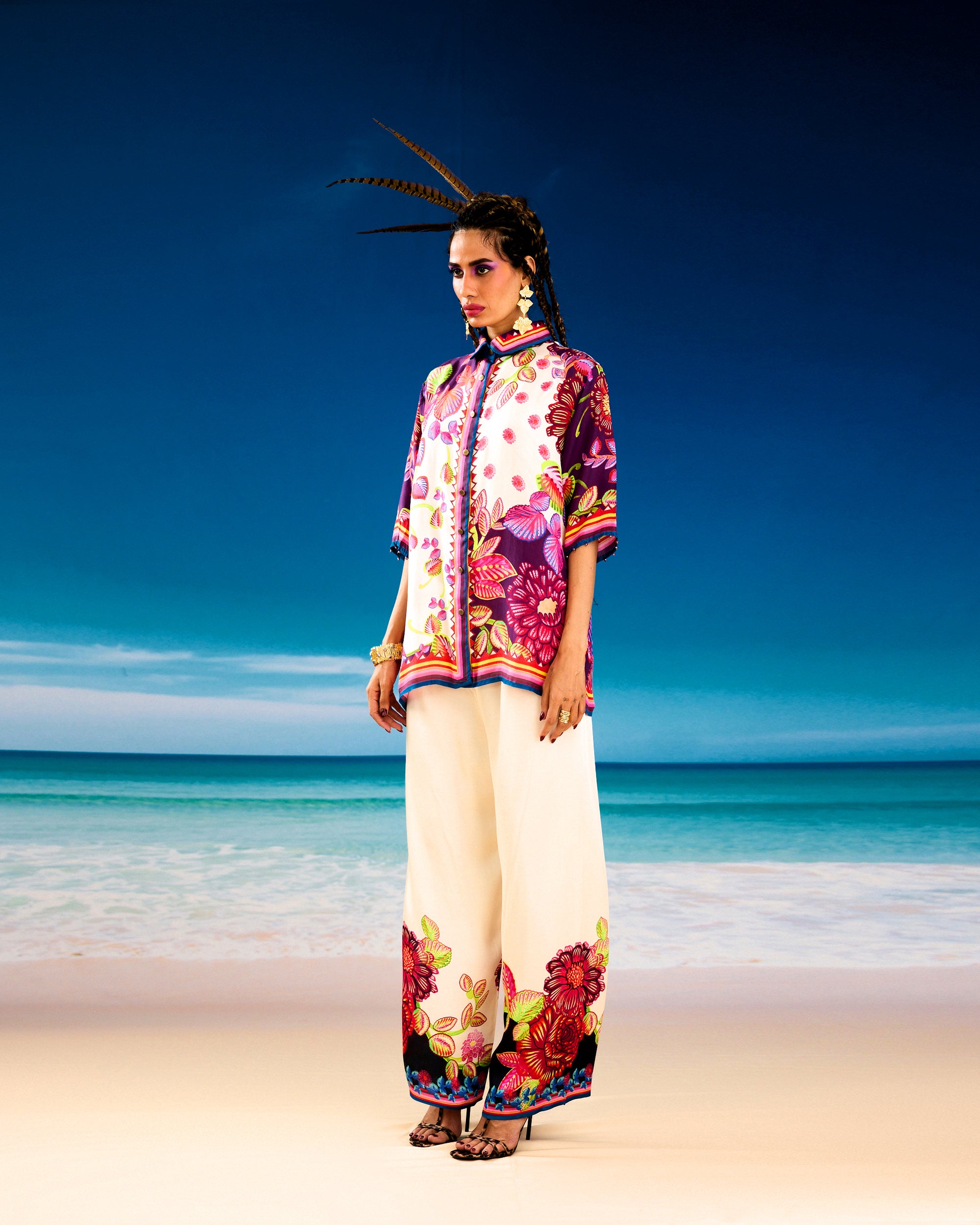 Jamaica : Maizah - Ivory/Purple