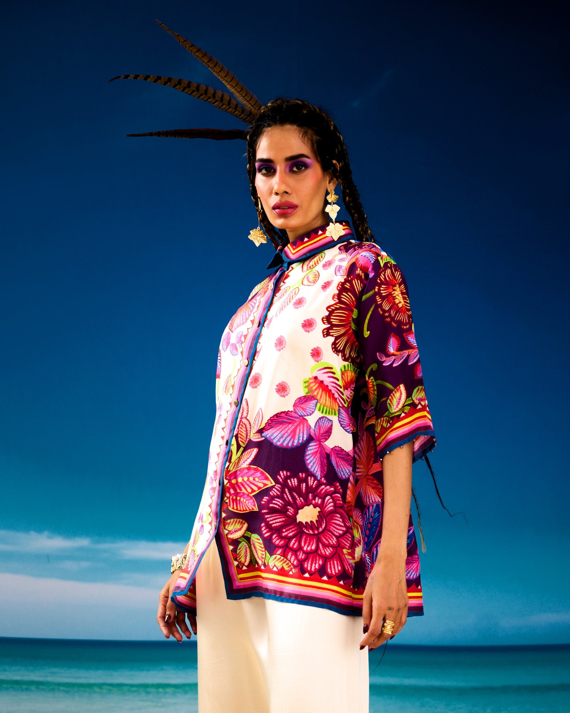 Jamaica : Maizah - Ivory/Purple