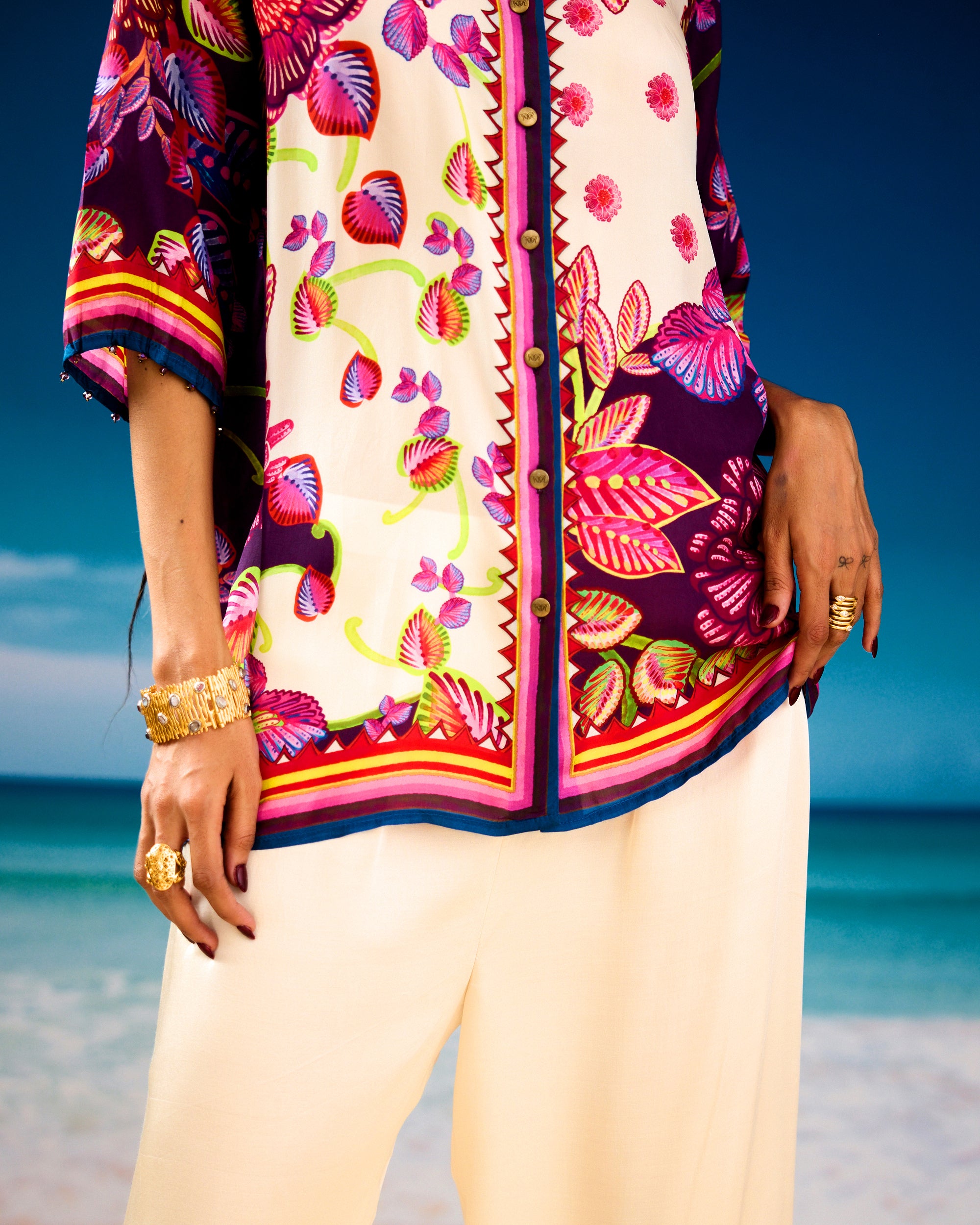 Jamaica : Maizah - Ivory/Purple