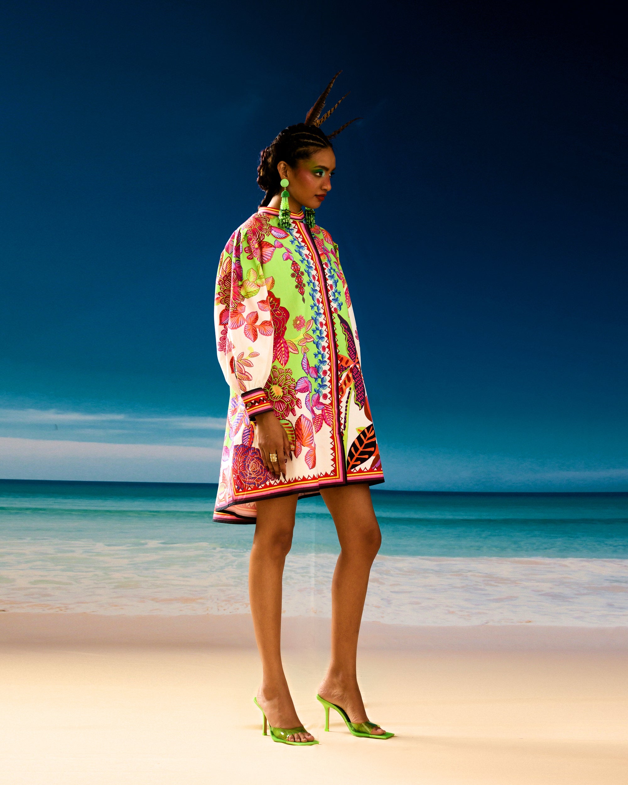 Jamaica : Sophia - Ivory/Lime
