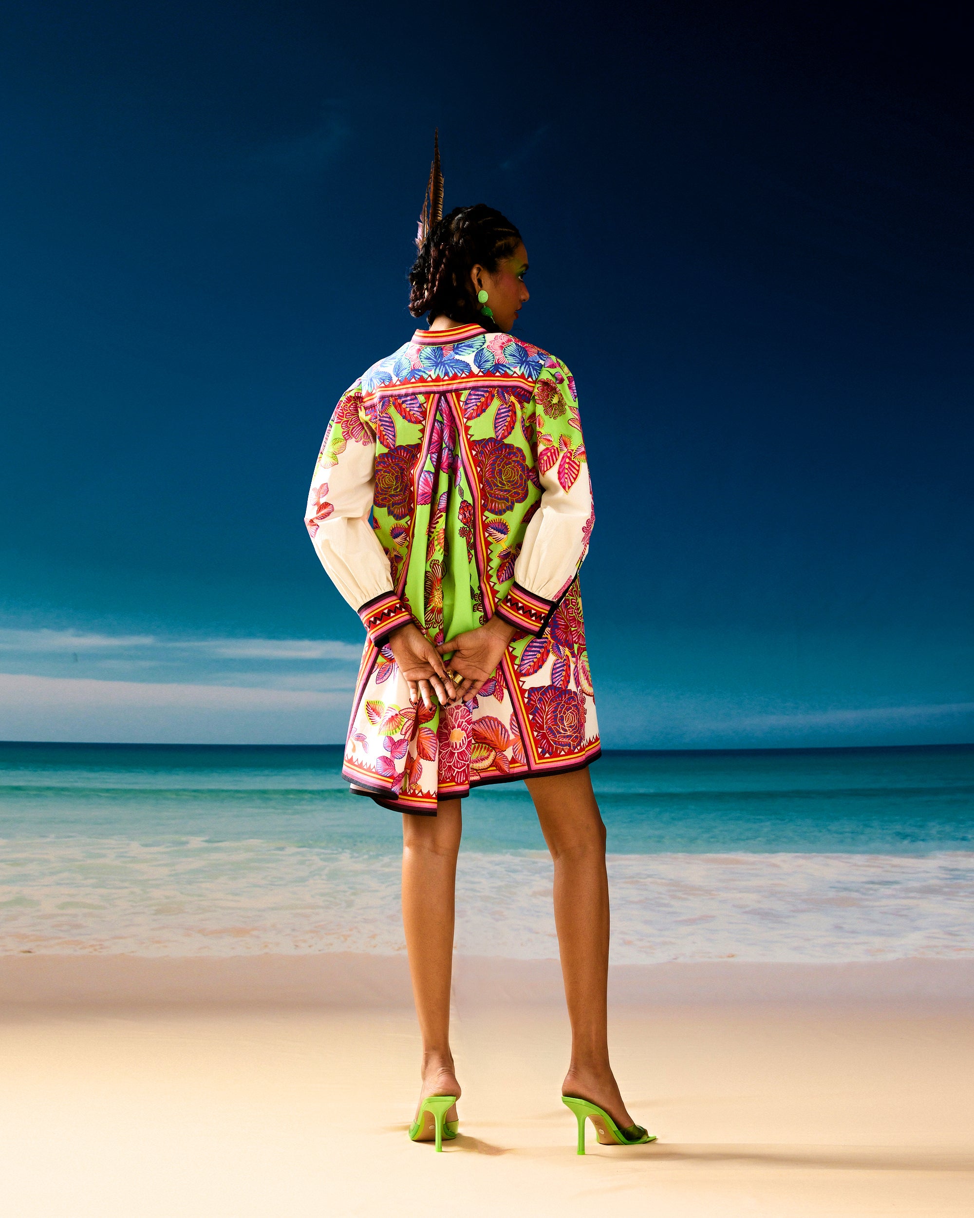 Jamaica : Sophia - Ivory/Lime