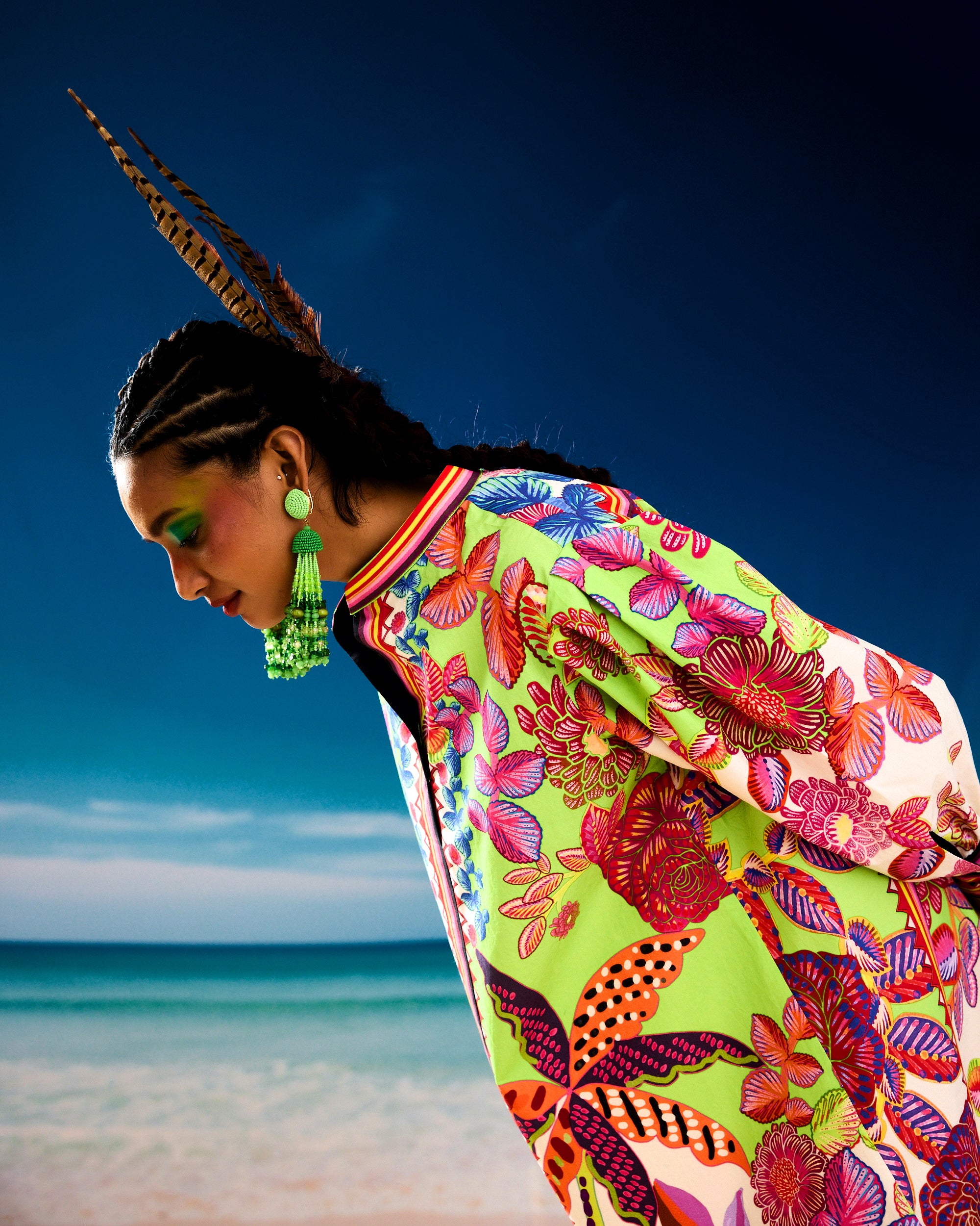 Jamaica : Sophia - Ivory/Lime