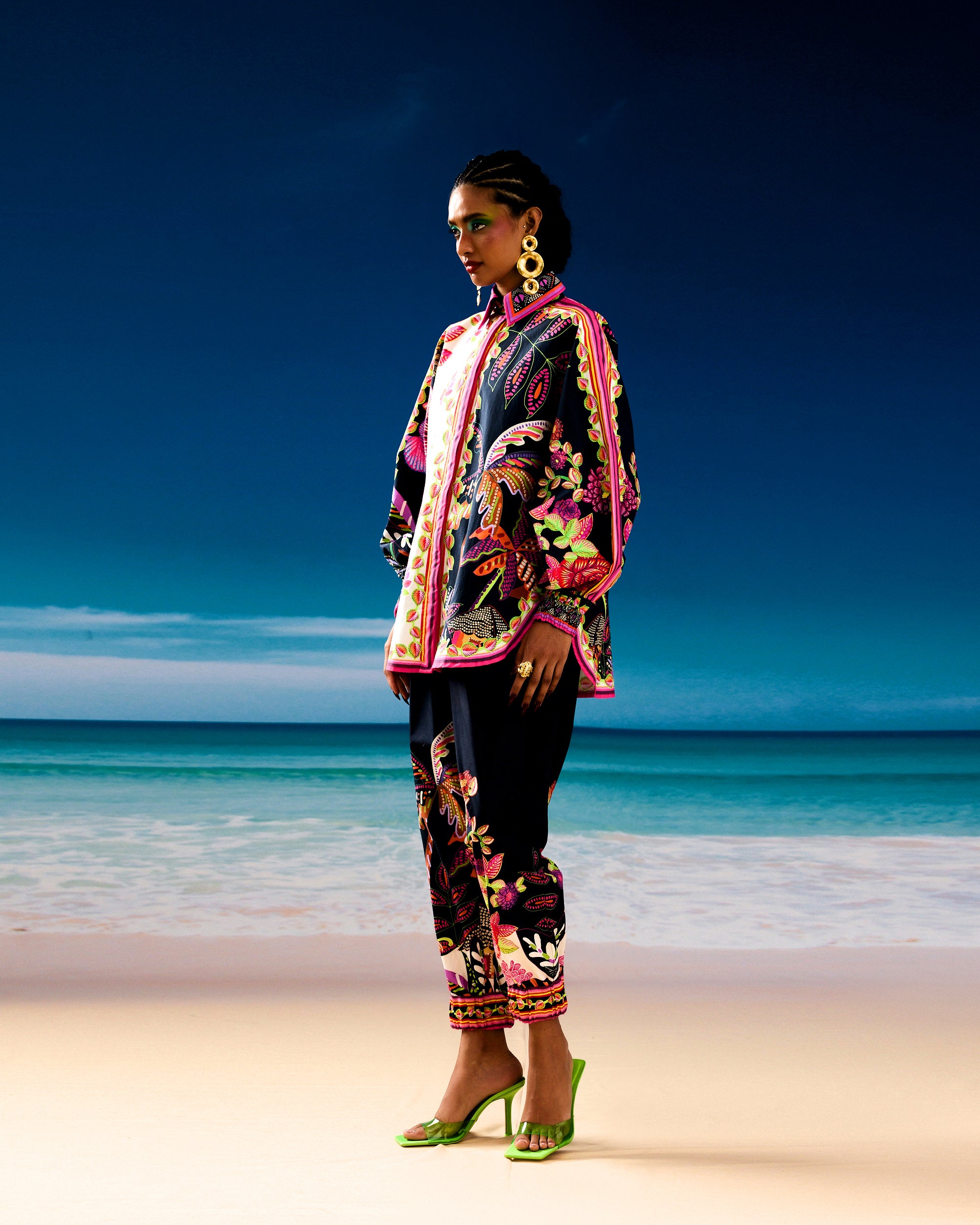 Jamaica : Faiza - Ivory/Black