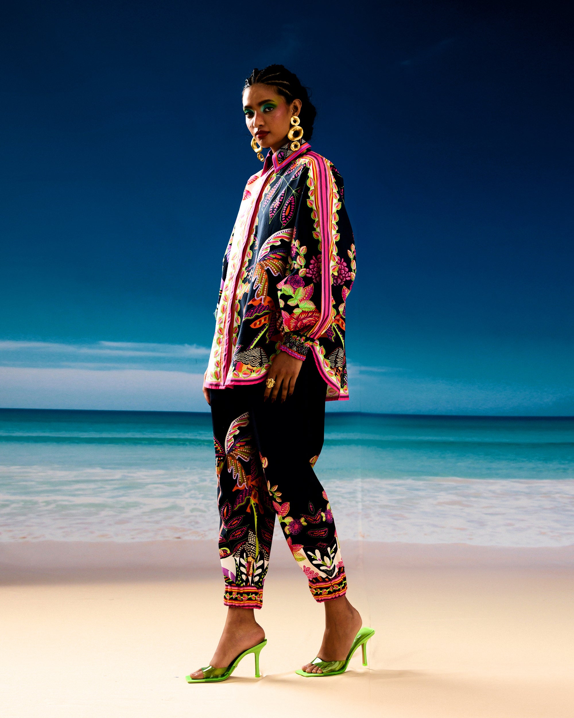 Jamaica : Faiza - Ivory/Black