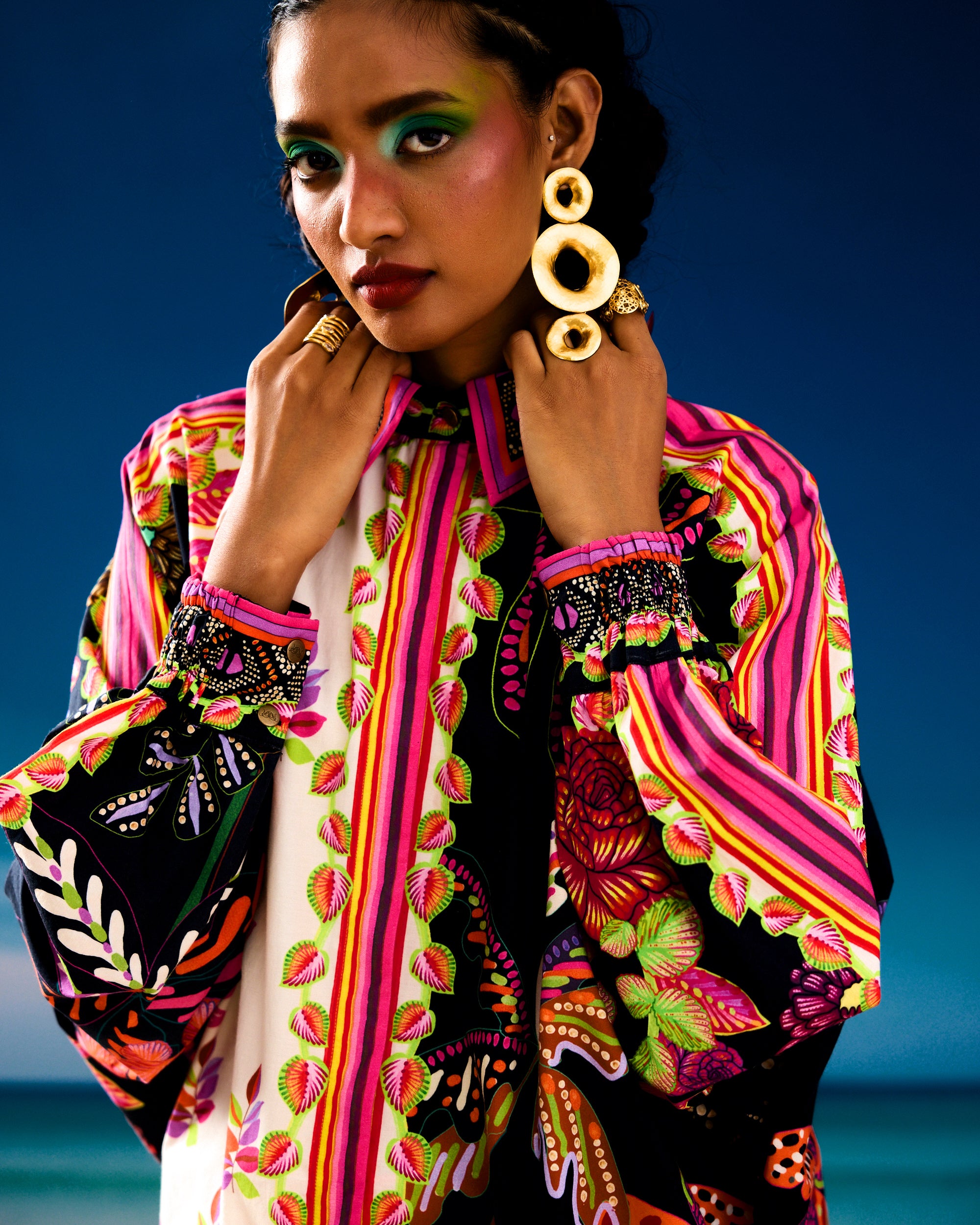 Jamaica : Faiza - Ivory/Black