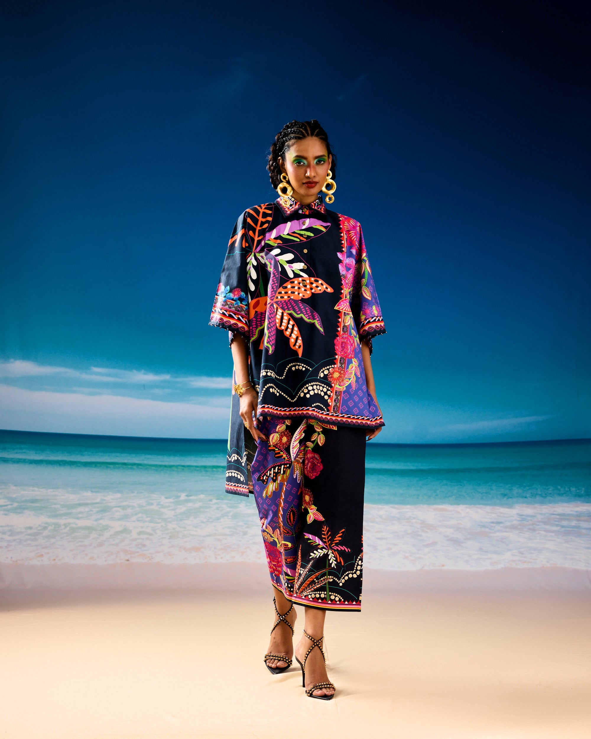 Jamaica : Nadia - Black/Indigo