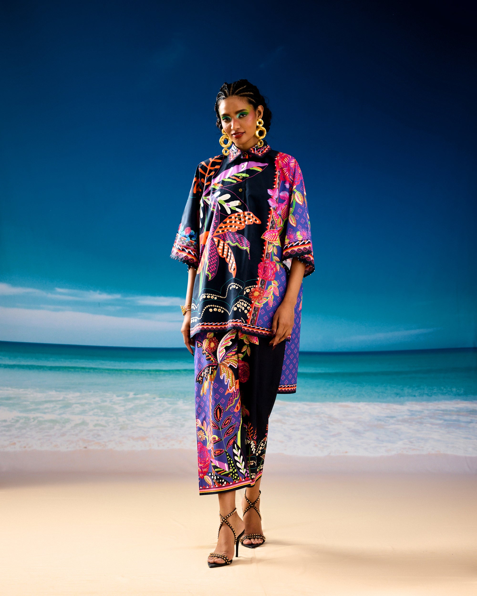 Jamaica : Nadia - Black/Indigo