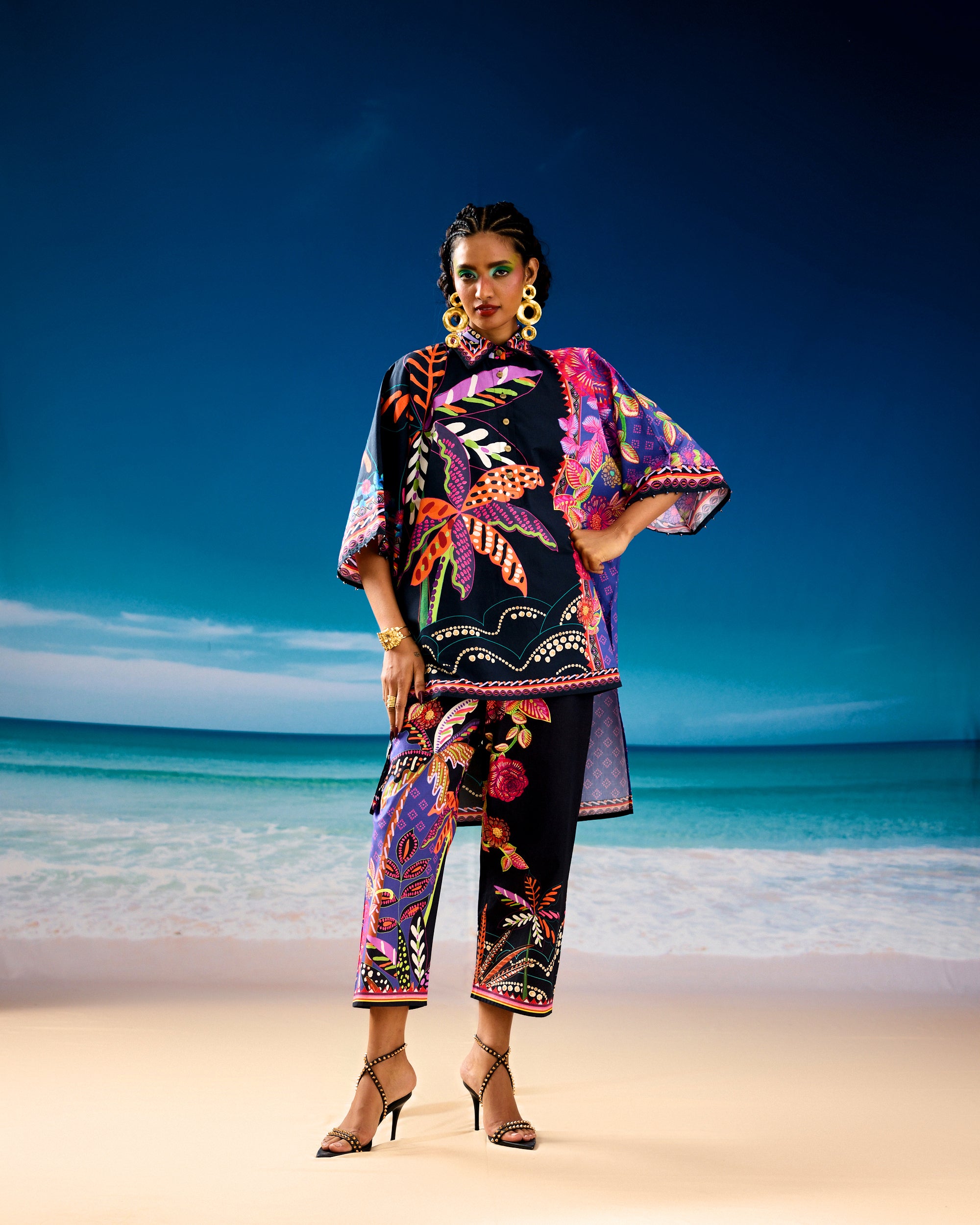 Jamaica : Nadia - Black/Indigo
