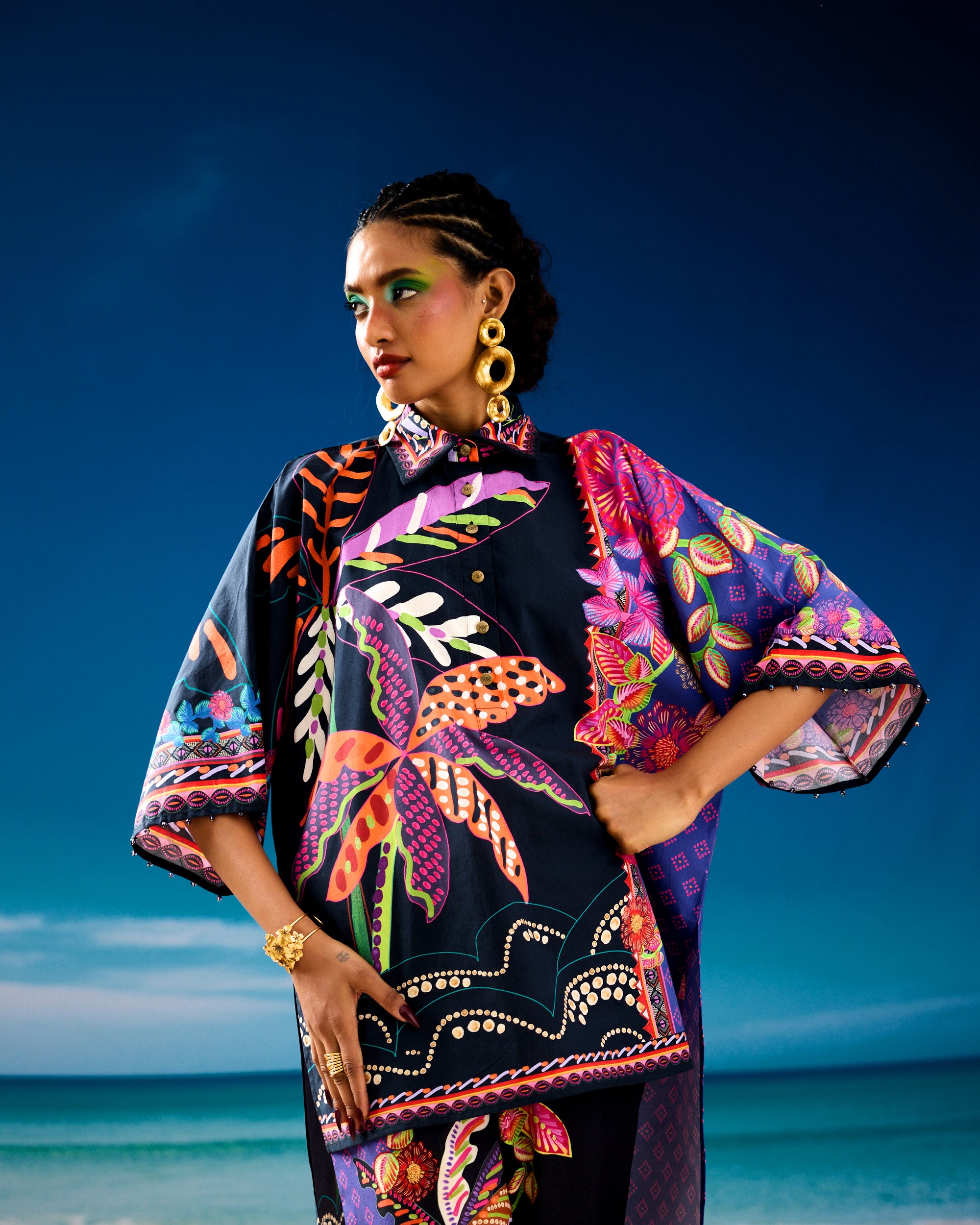 Jamaica : Nadia - Black/Indigo