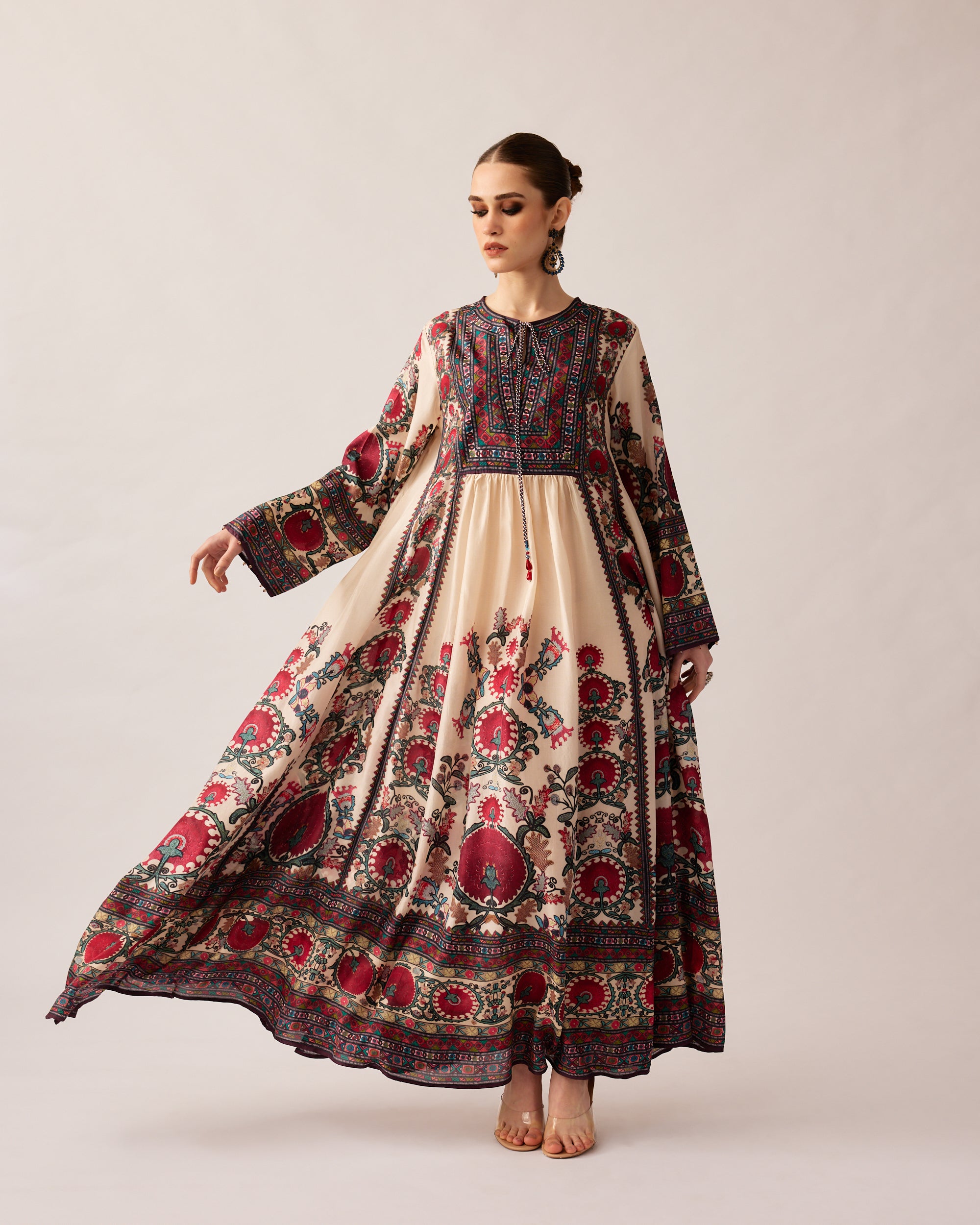 Bukhara : Anisha - Maroon