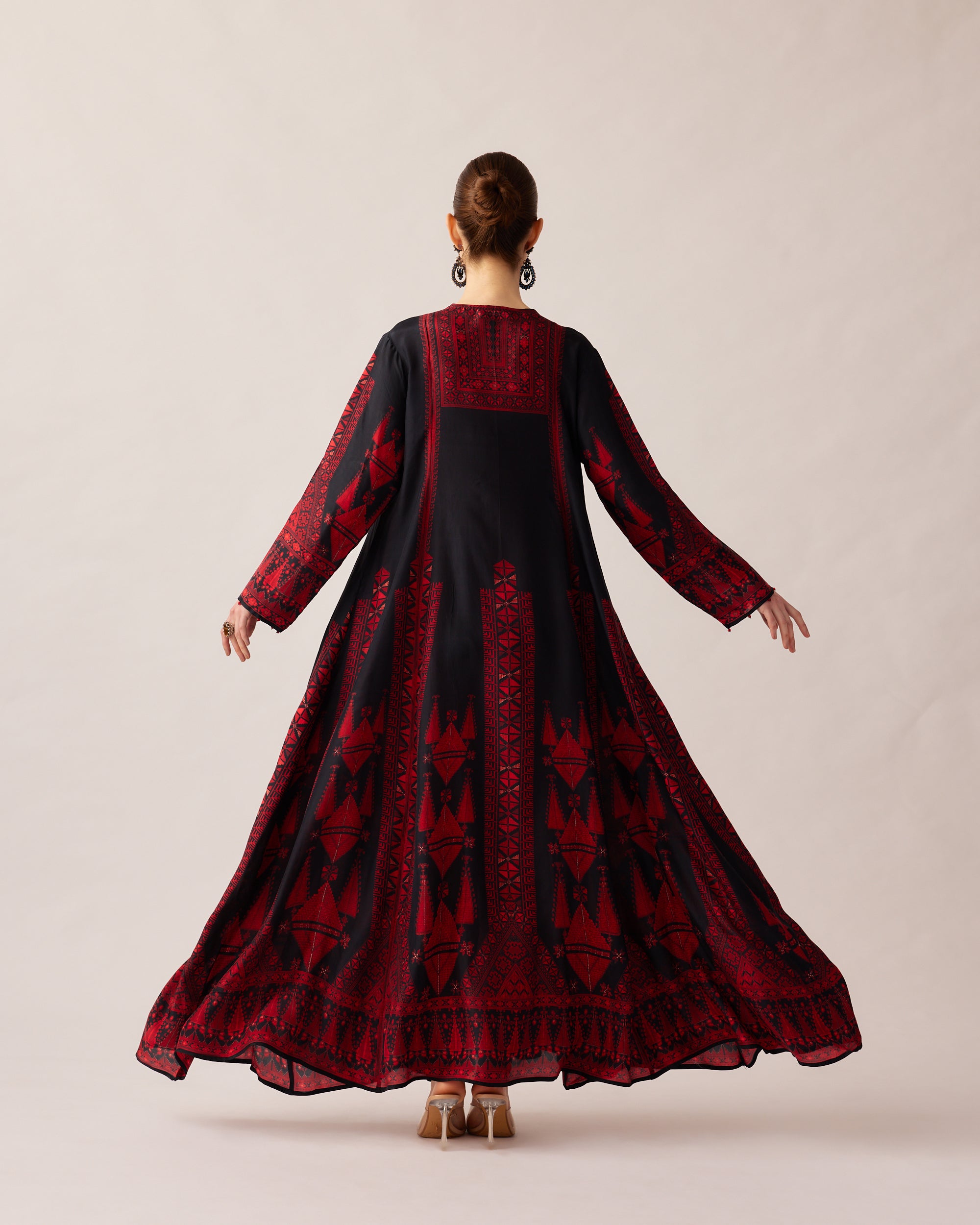 Bukhara : Anisha - Black/Red