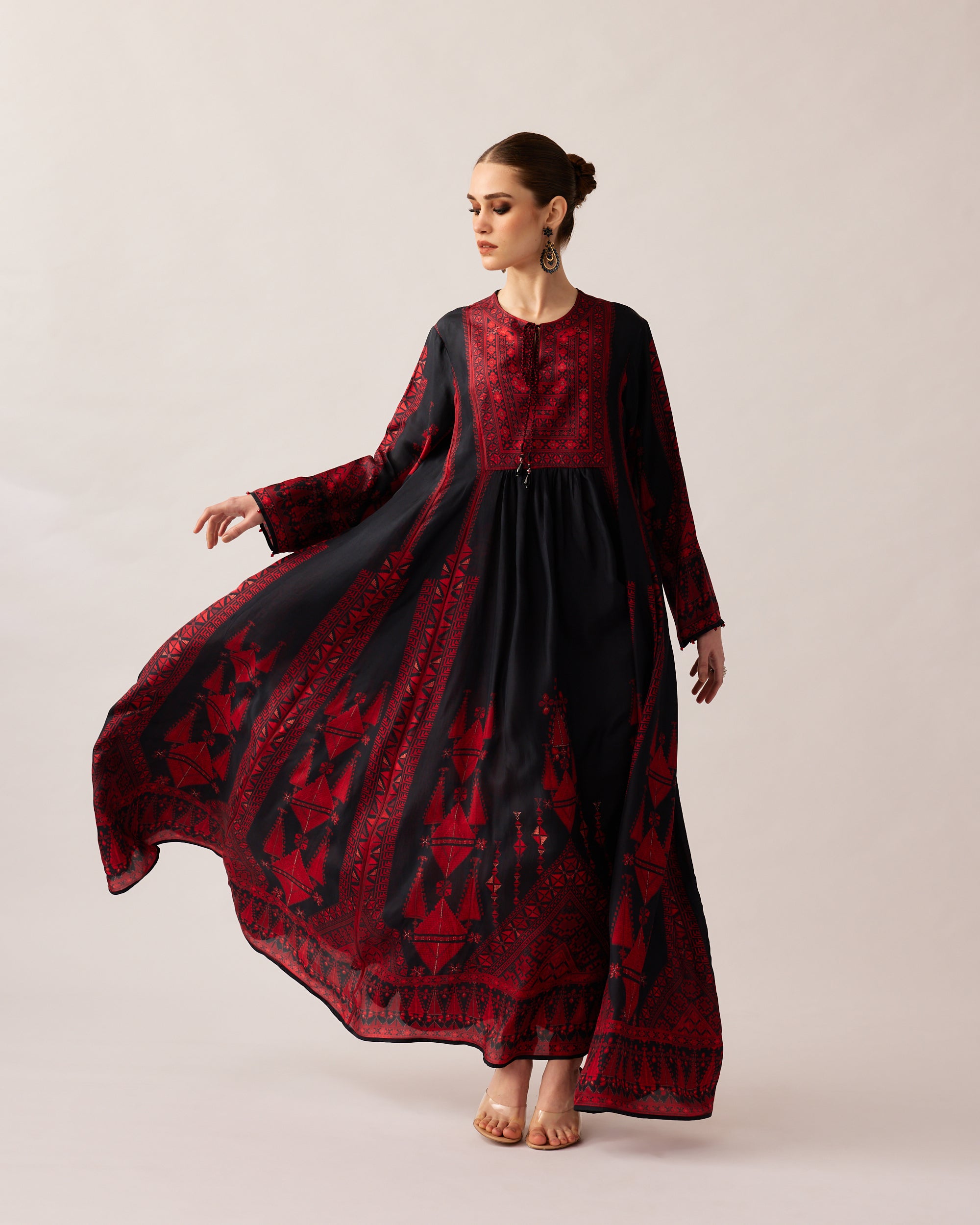 Bukhara : Anisha - Black/Red