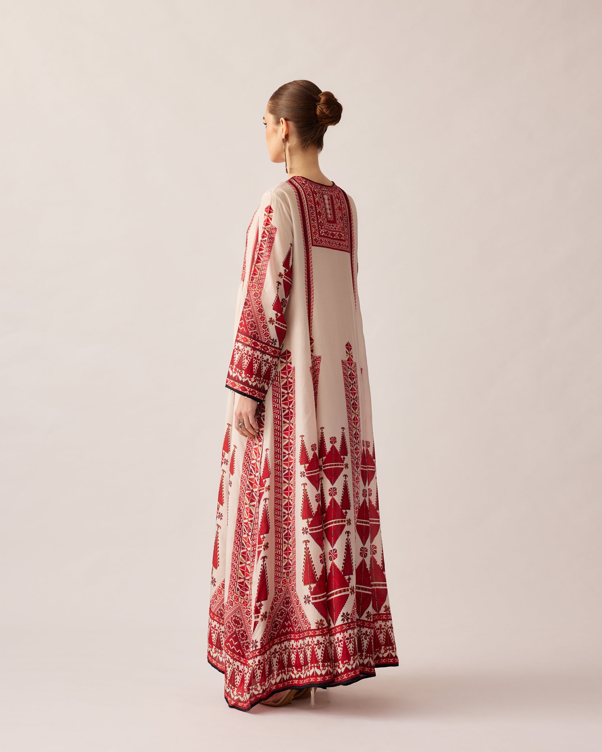 Bukhara : Anisha - Ivory/Red