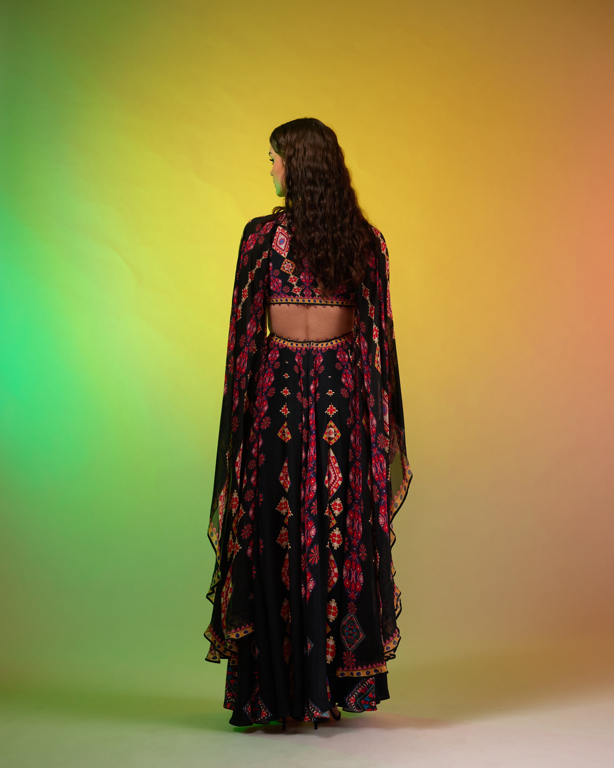 Sicily : Aurora - Black/Multi