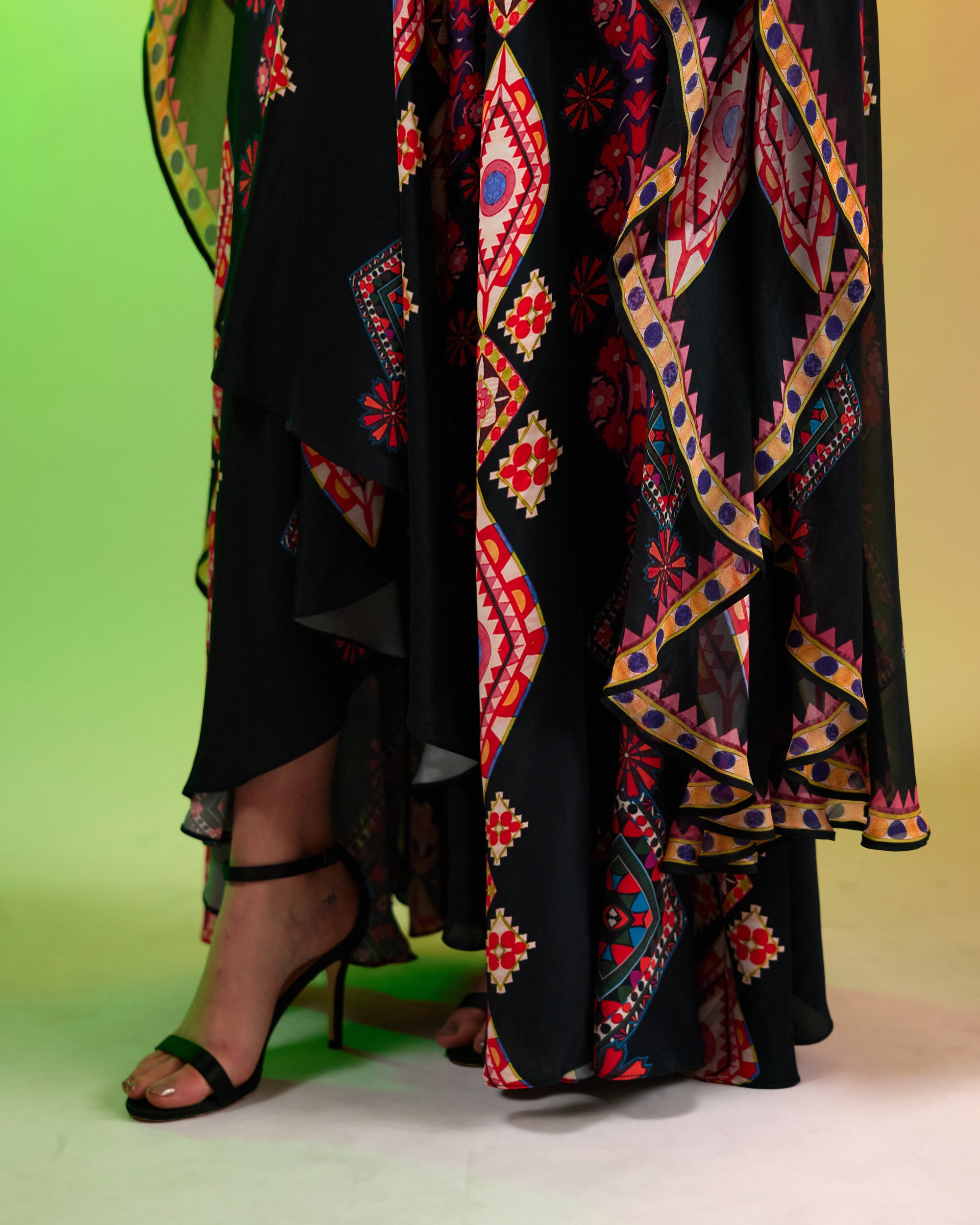 Sicily : Aurora - Black/Multi