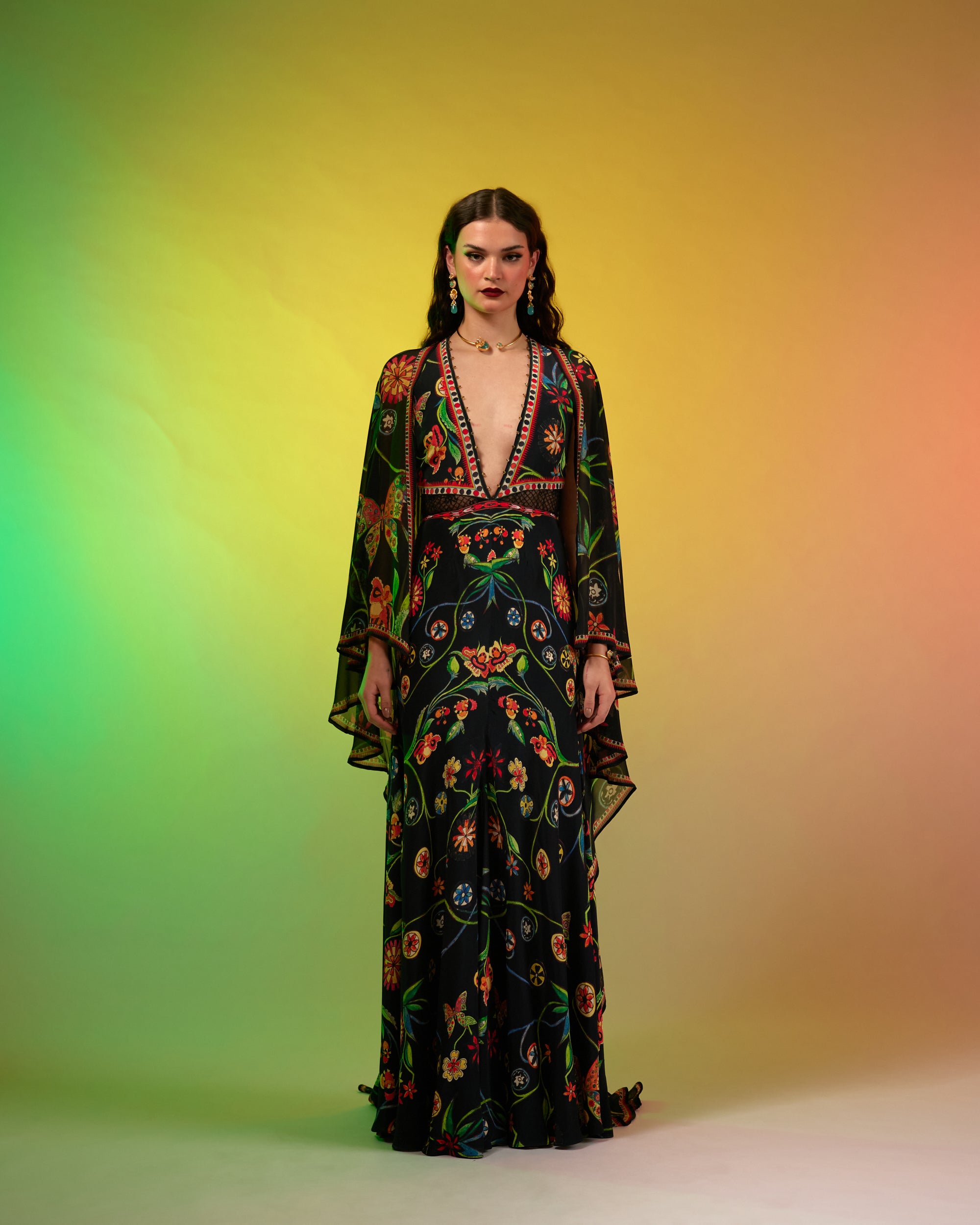 Sicily : Camilla - Black/Multi