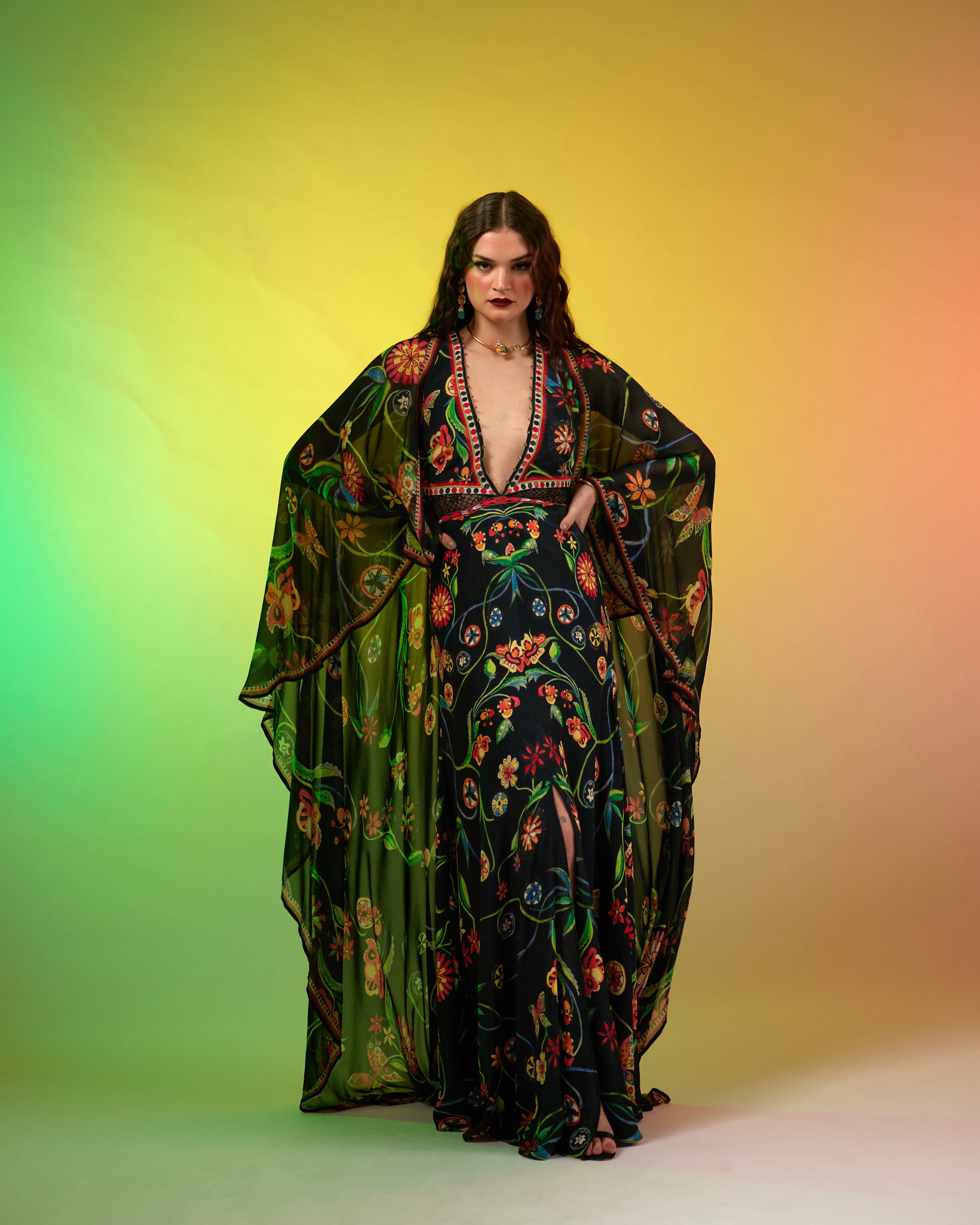 Sicily : Camilla - Black/Multi