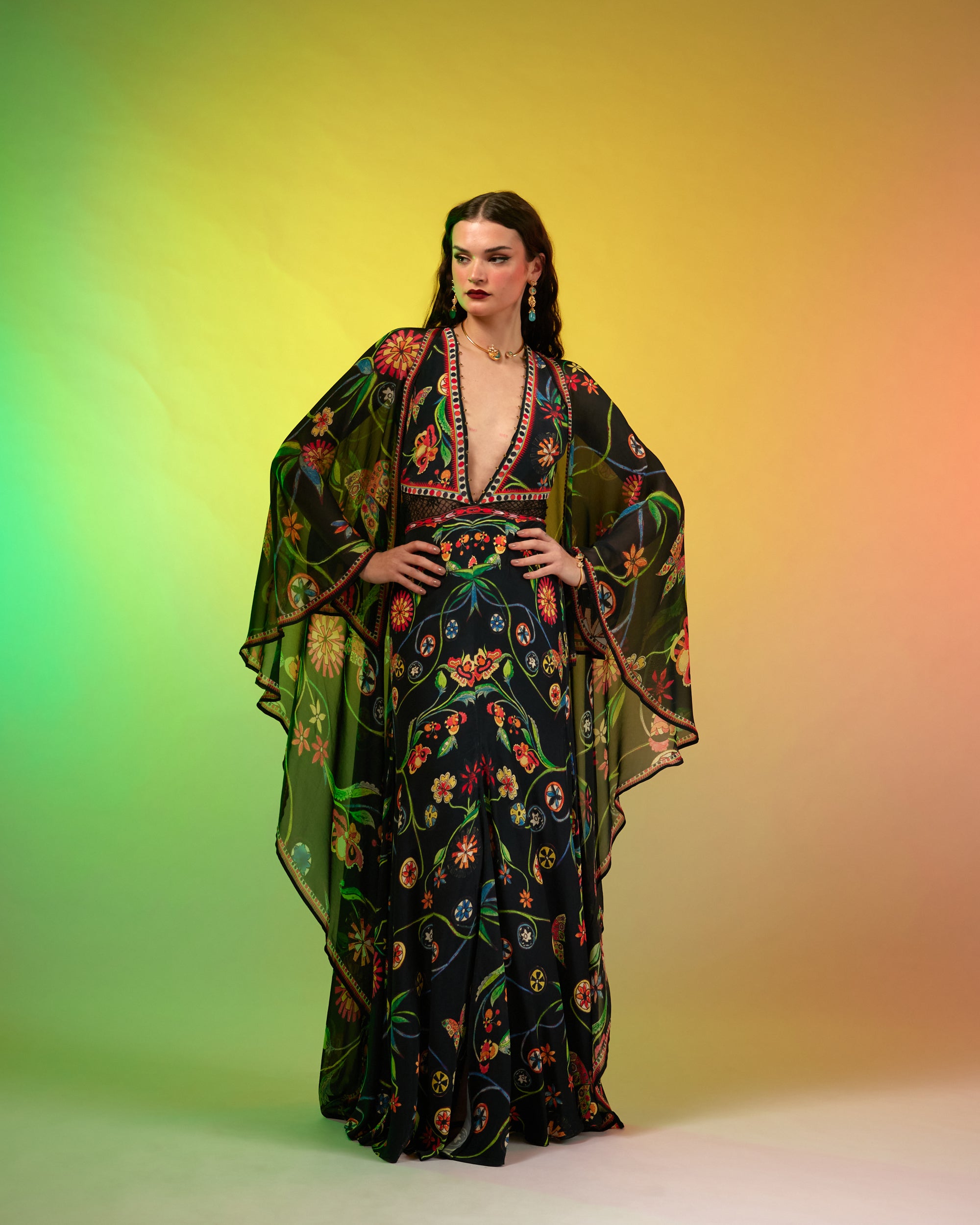 Sicily : Camilla - Black/Multi