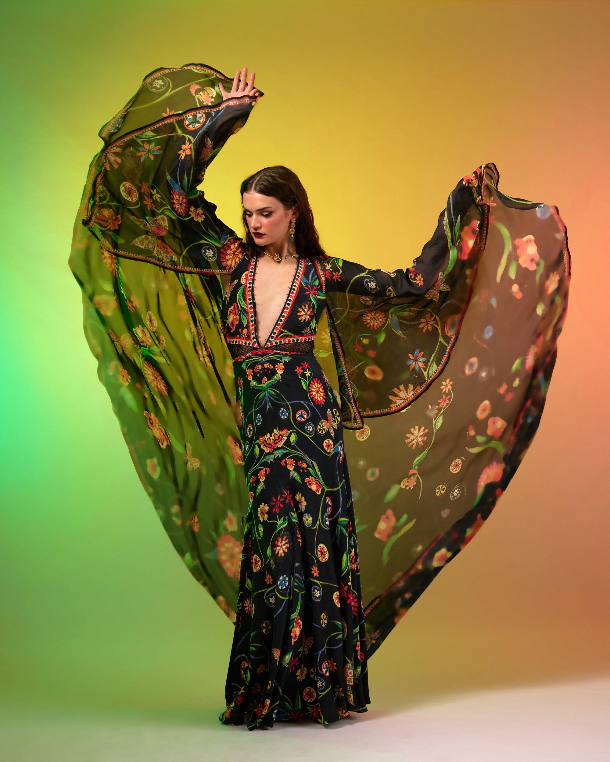 Sicily : Camilla - Black/Multi