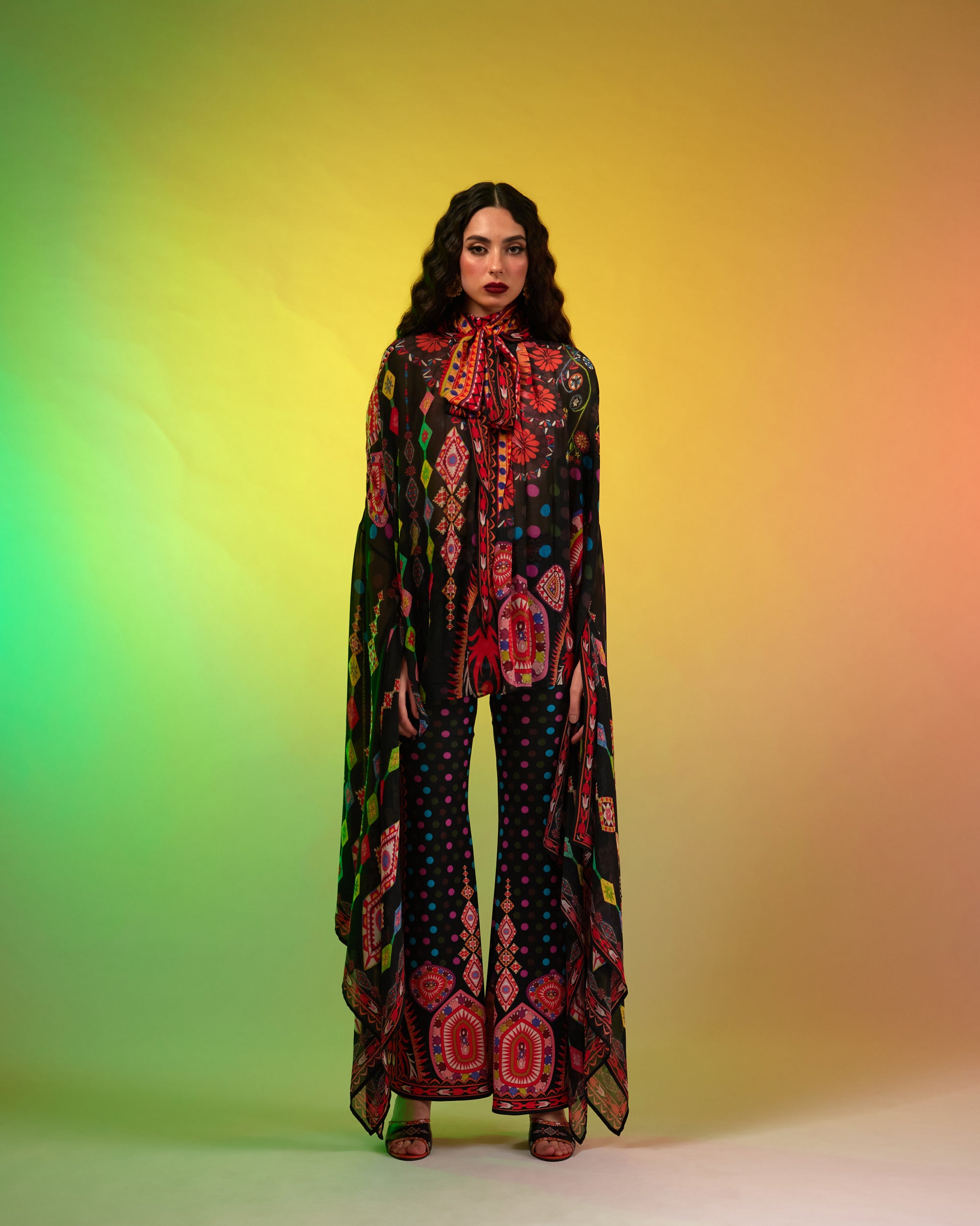 Sicily : Gabriella - Black/Multi