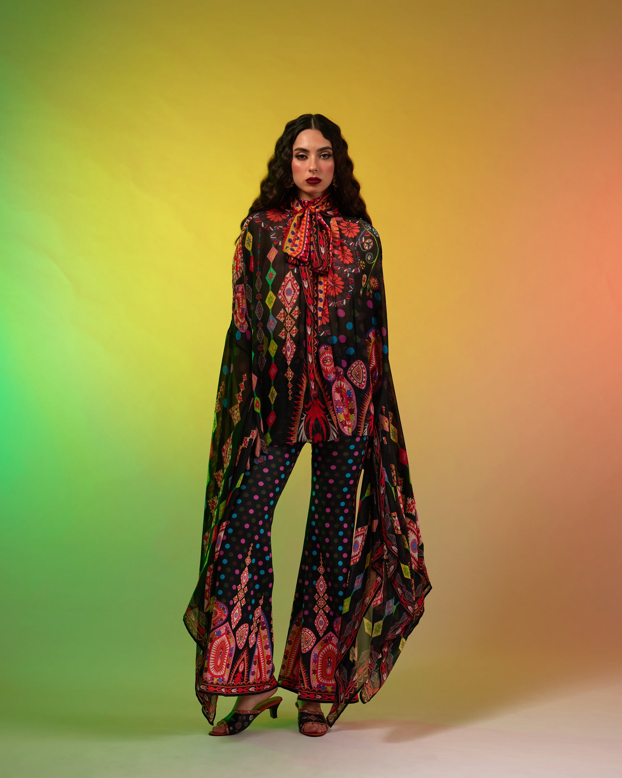 Sicily : Gabriella - Black/Multi