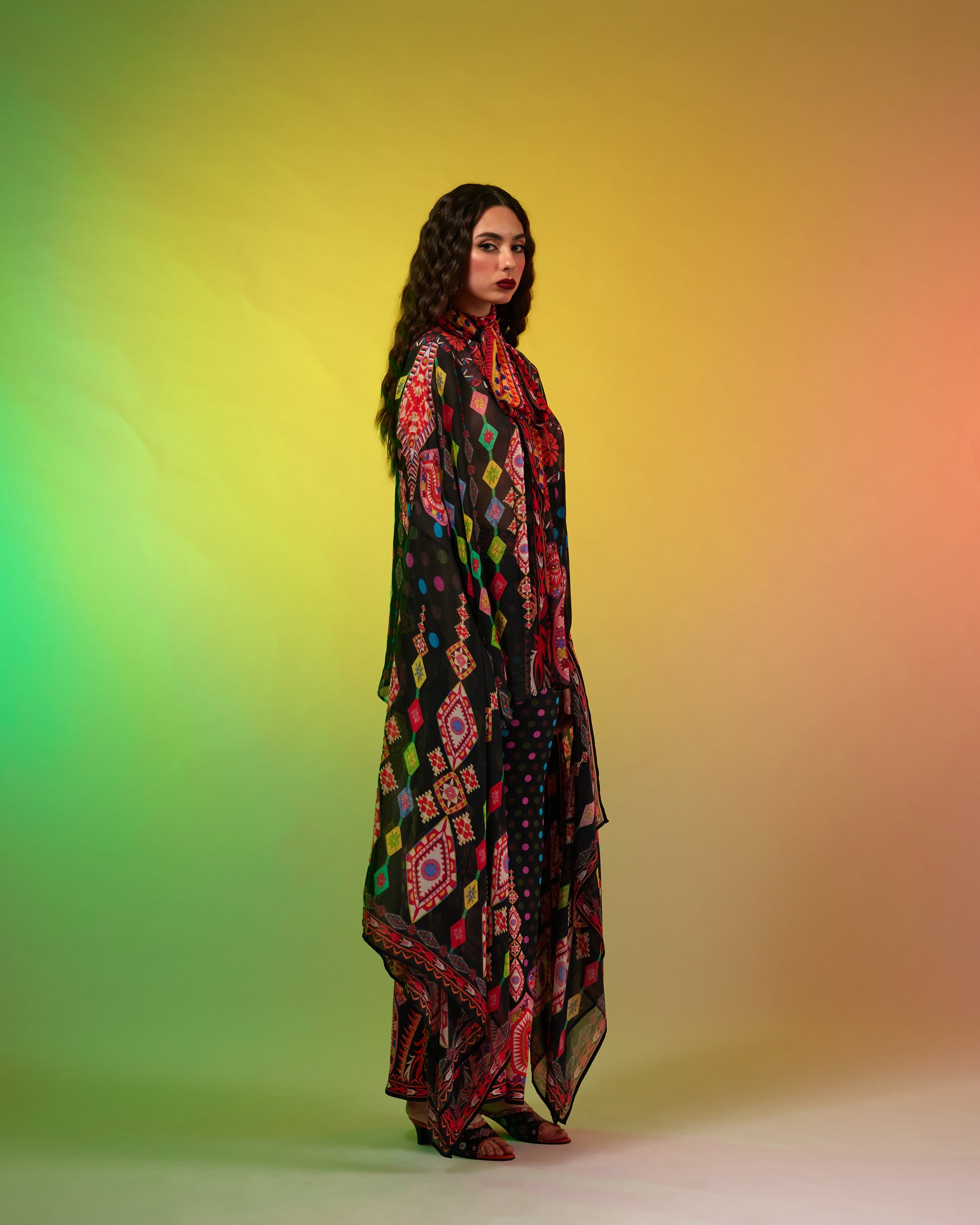 Sicily : Gabriella - Black/Multi