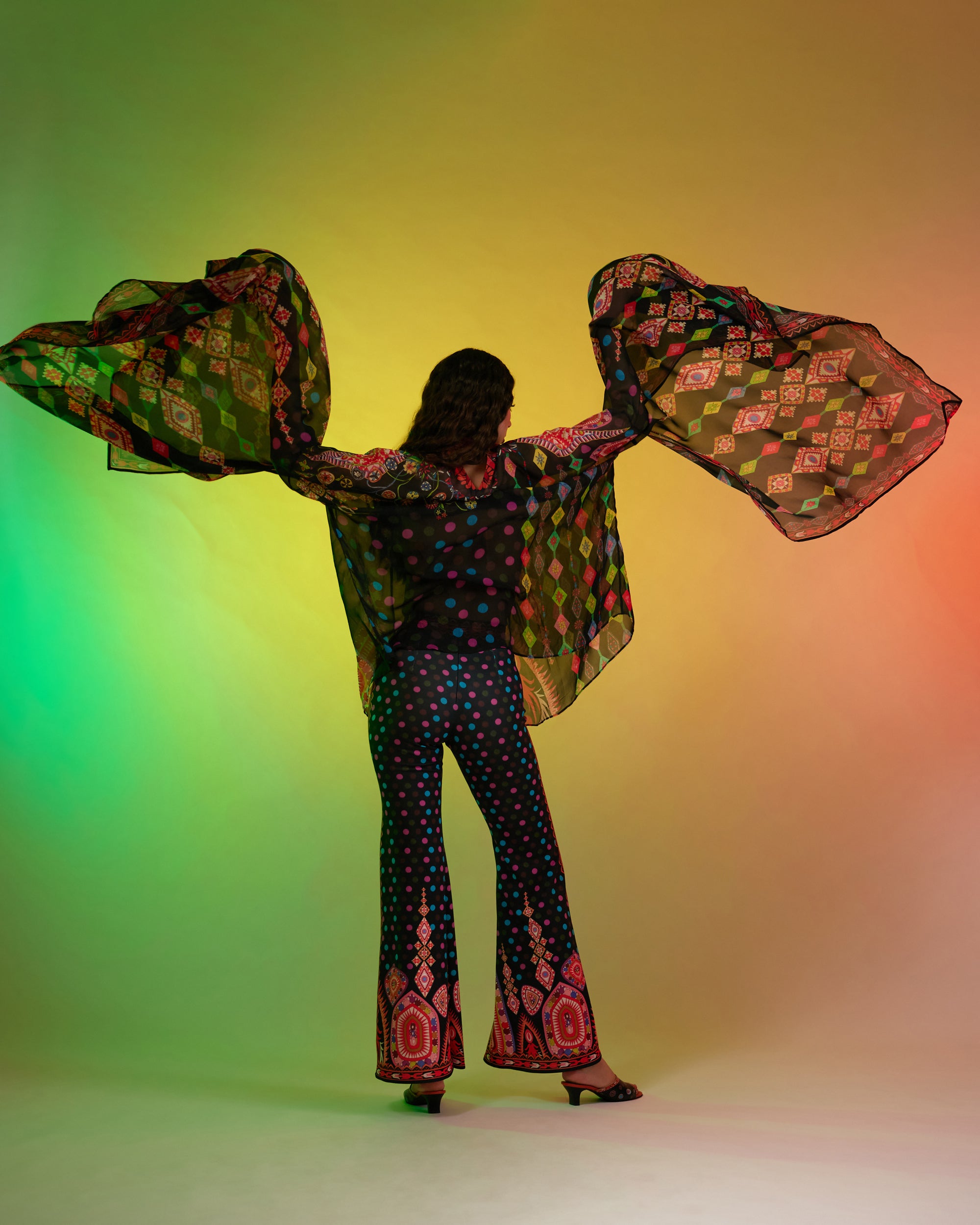 Sicily : Gabriella - Black/Multi