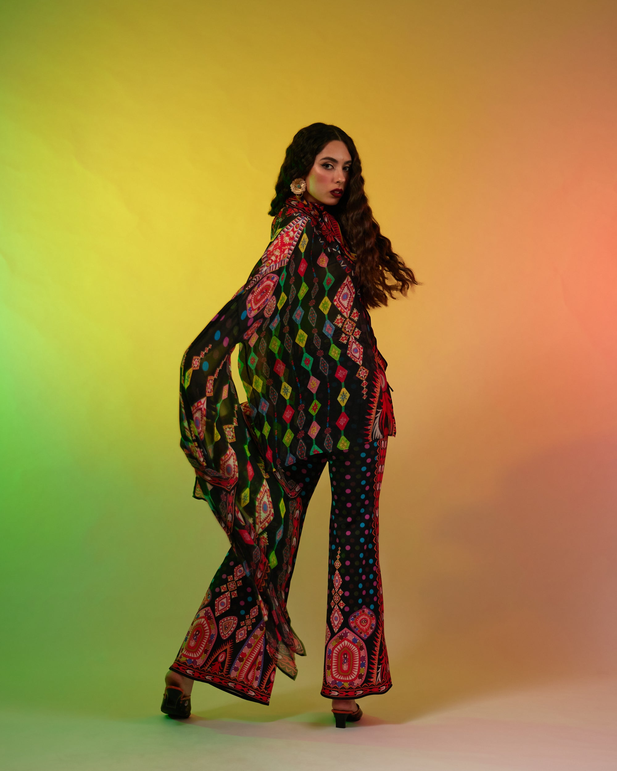 Sicily : Gabriella - Black/Multi