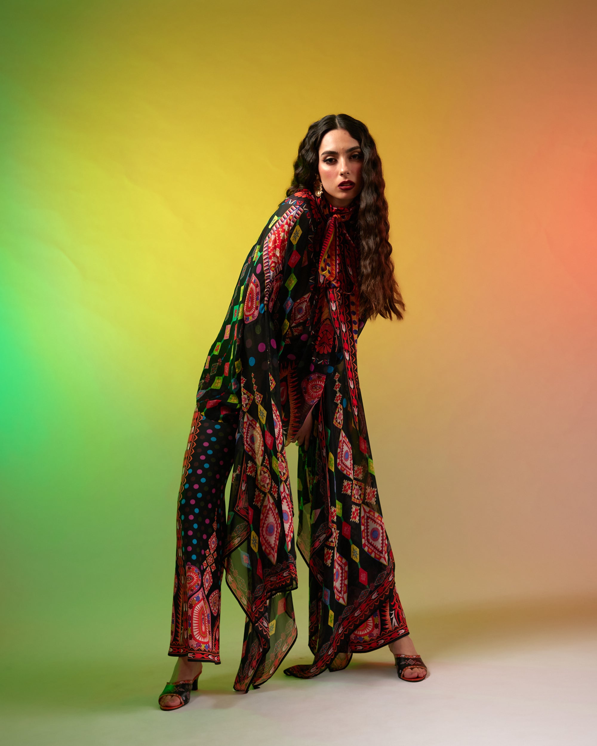 Sicily : Gabriella - Black/Multi