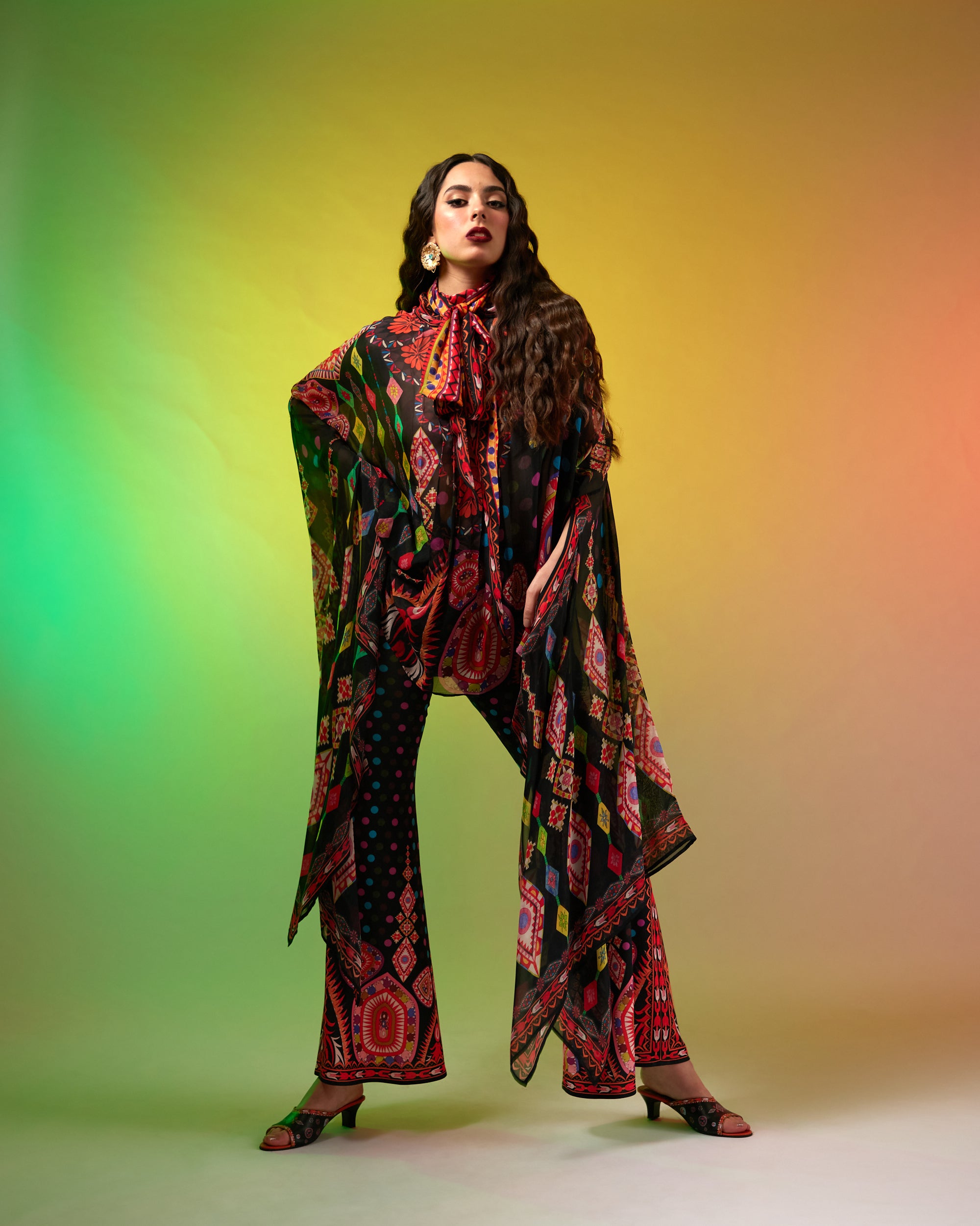 Sicily : Gabriella - Black/Multi