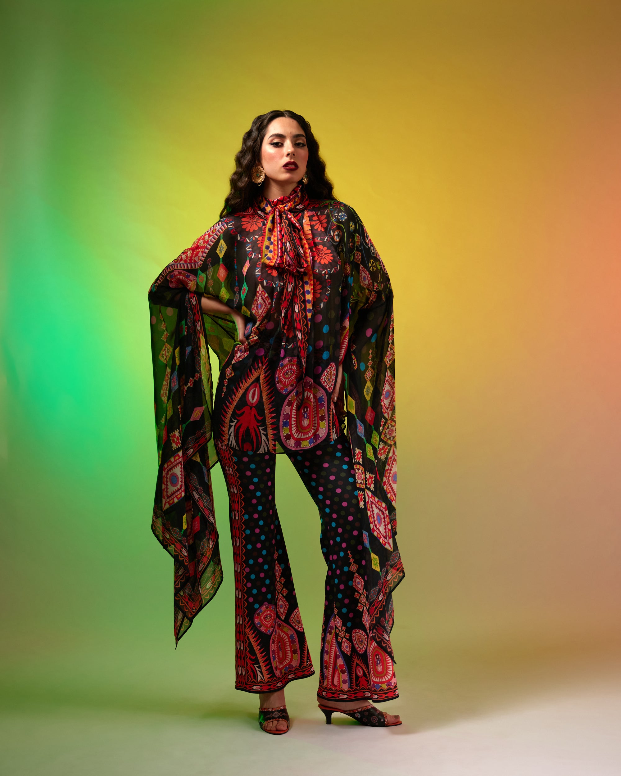 Sicily : Gabriella - Black/Multi