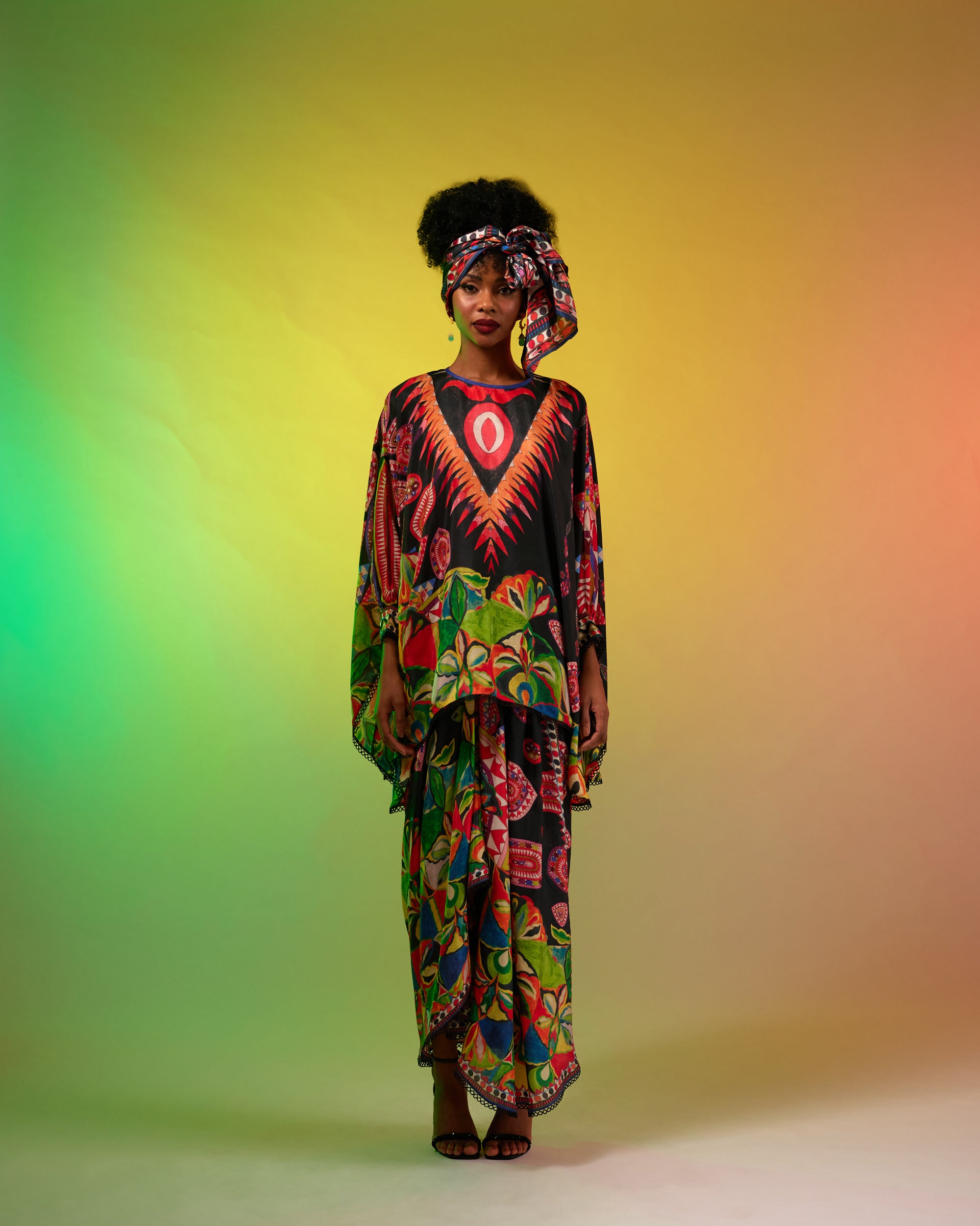 Sicily : Colette - Black/Multi