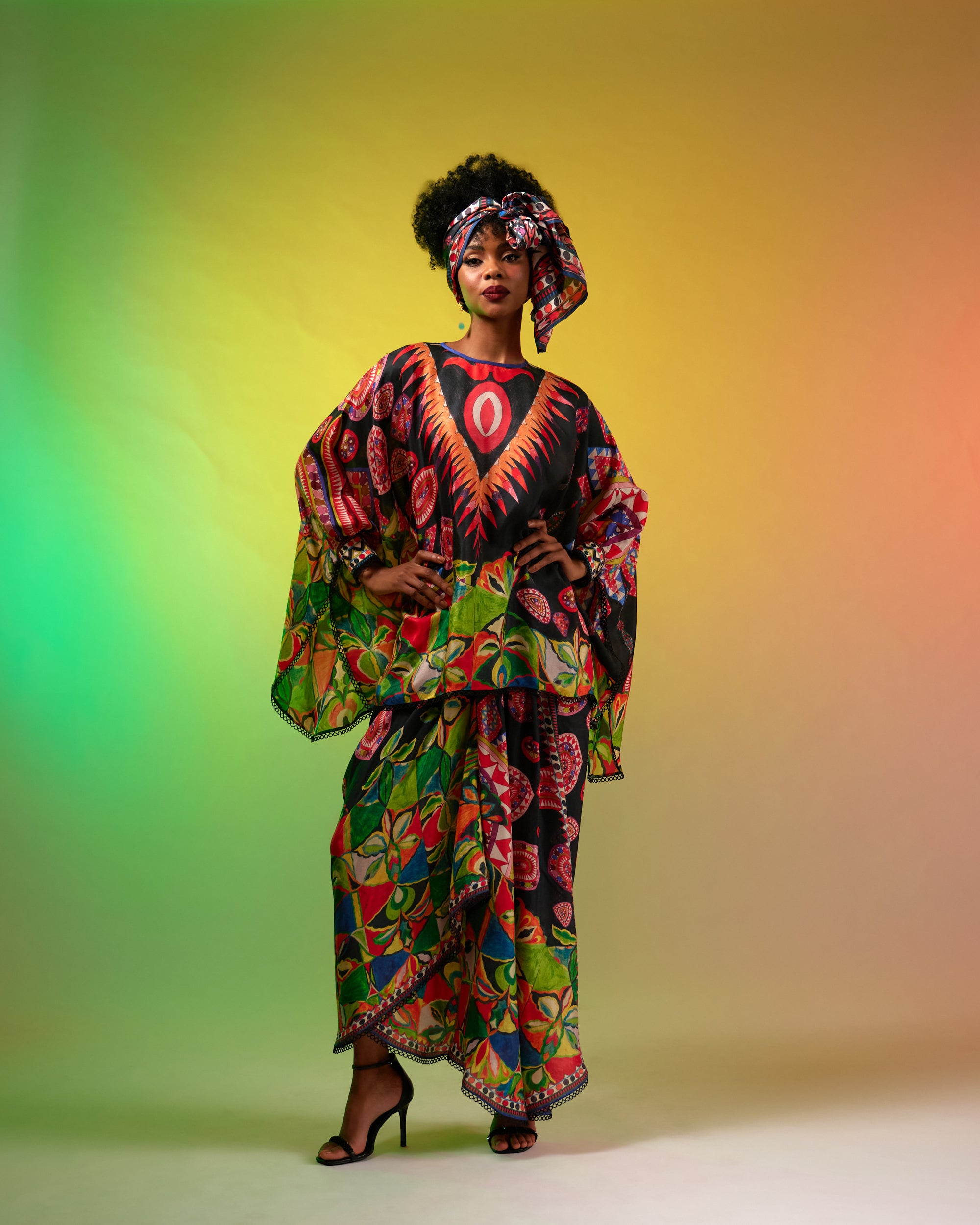 Sicily : Colette - Black/Multi
