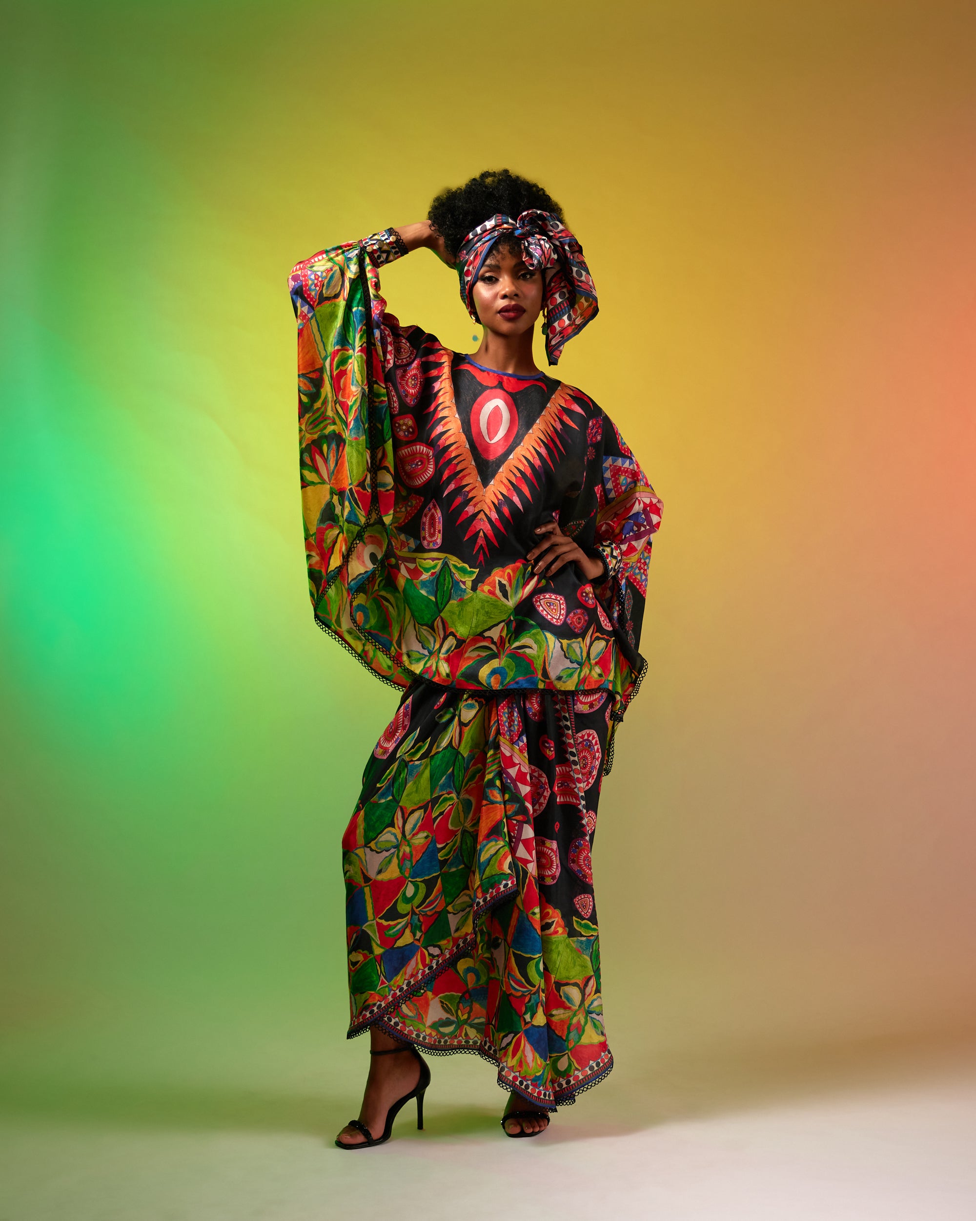 Sicily : Colette - Black/Multi