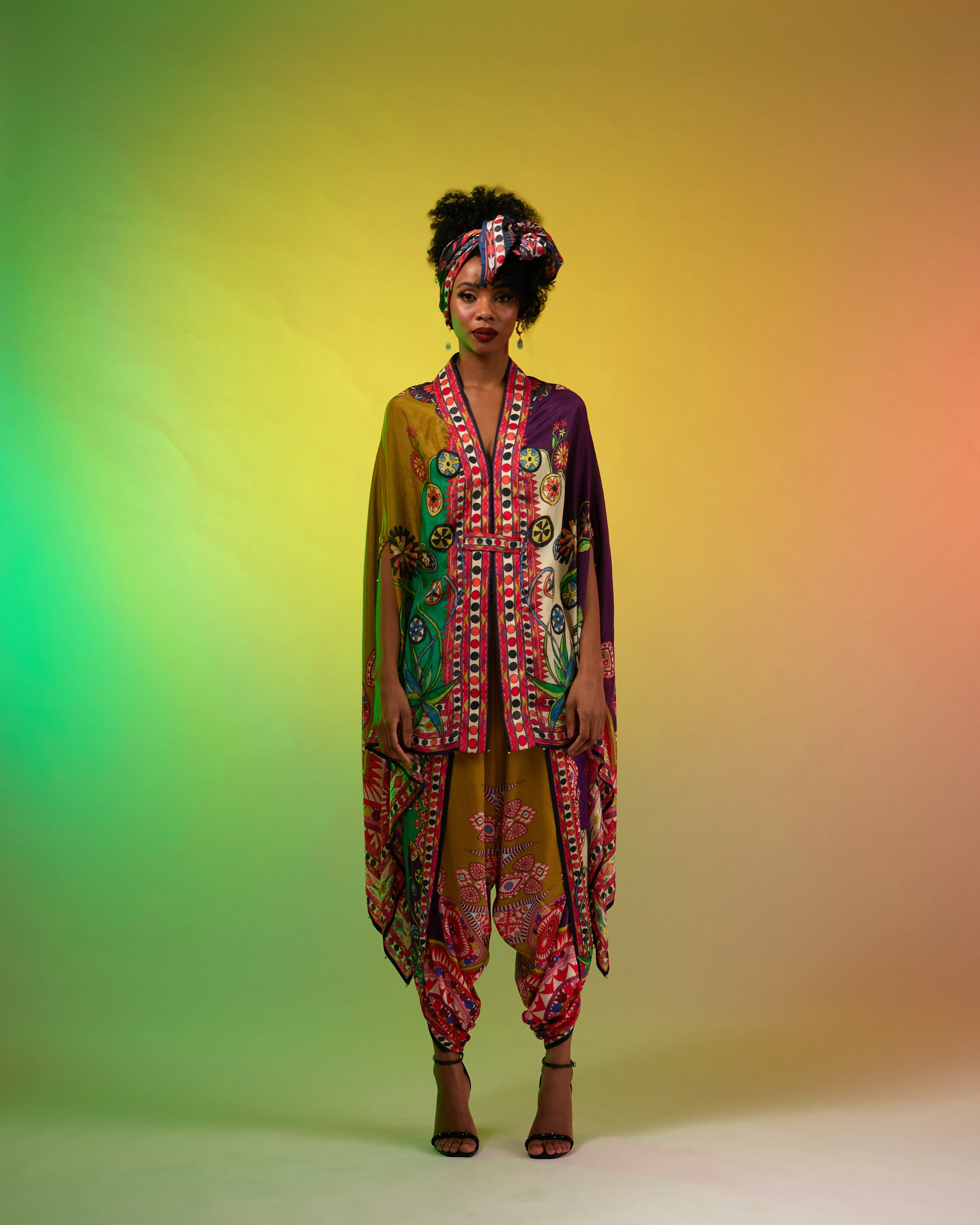 Sicily : Chloe - Black/Multi