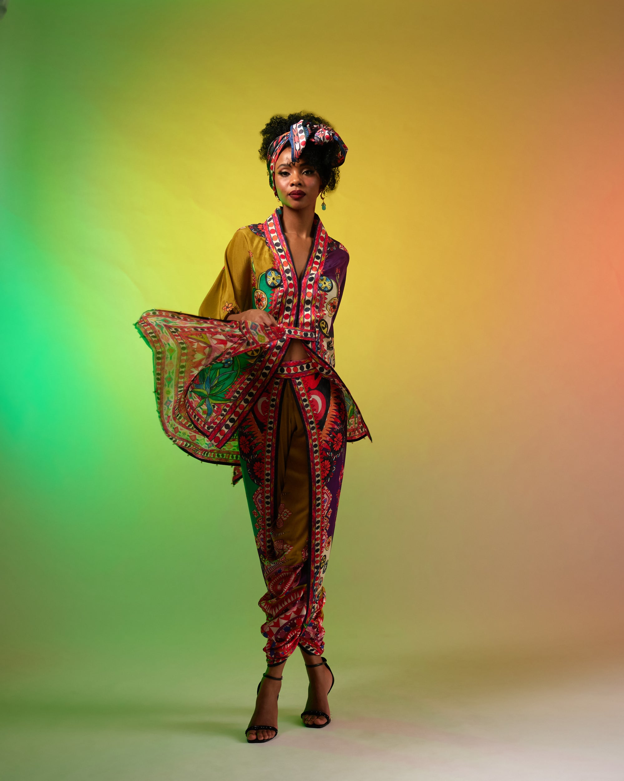 Sicily : Chloe - Black/Multi