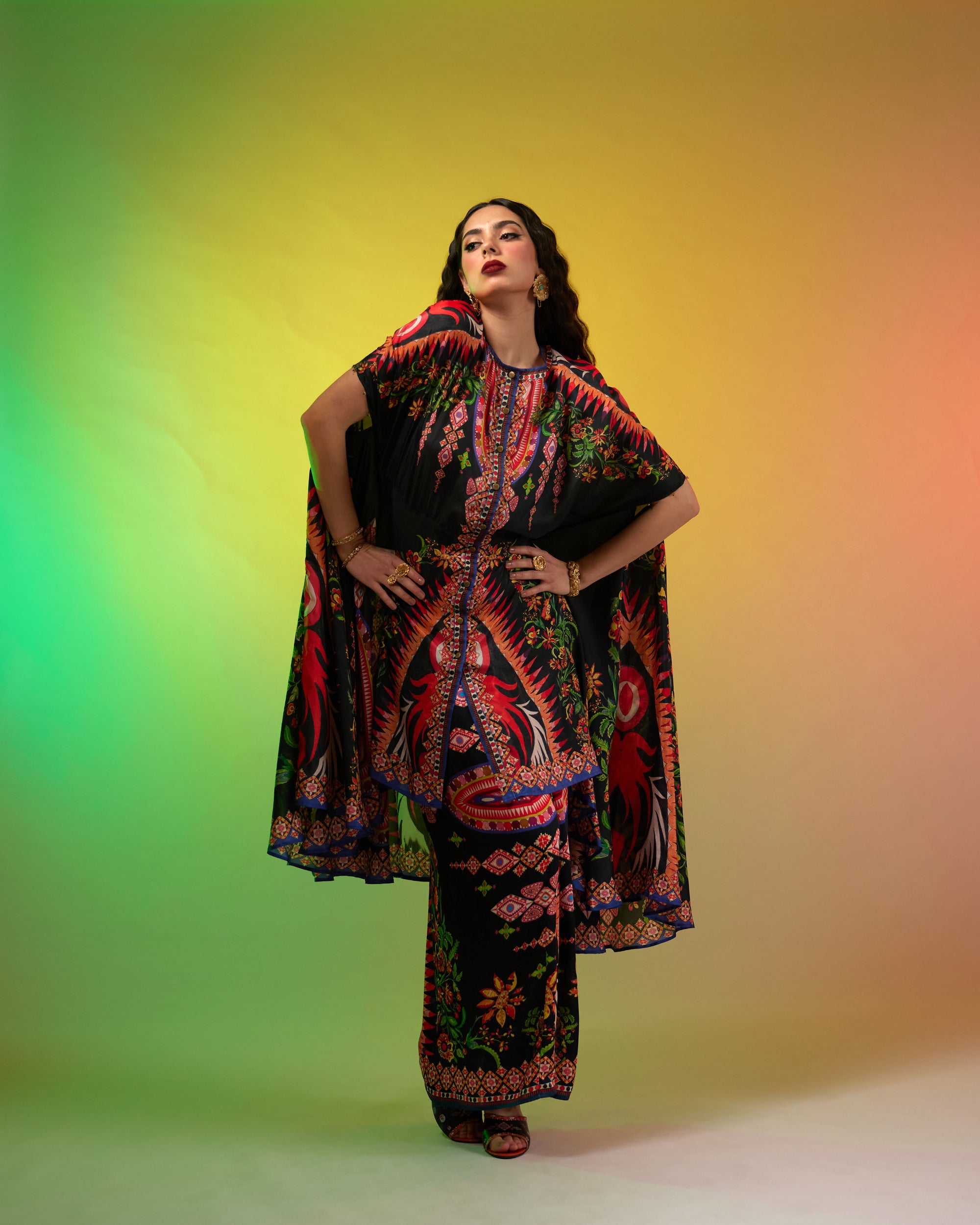 Sicily : Caprice - Black/Multi