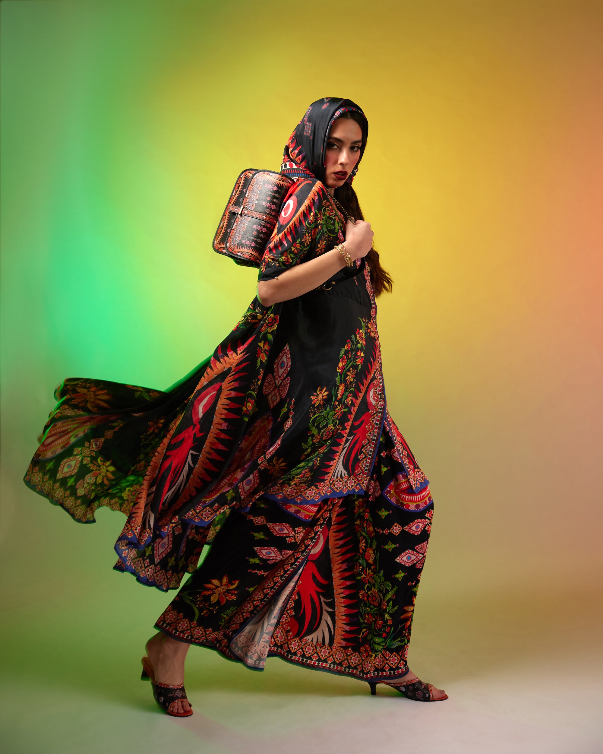 Sicily : Caprice - Black/Multi