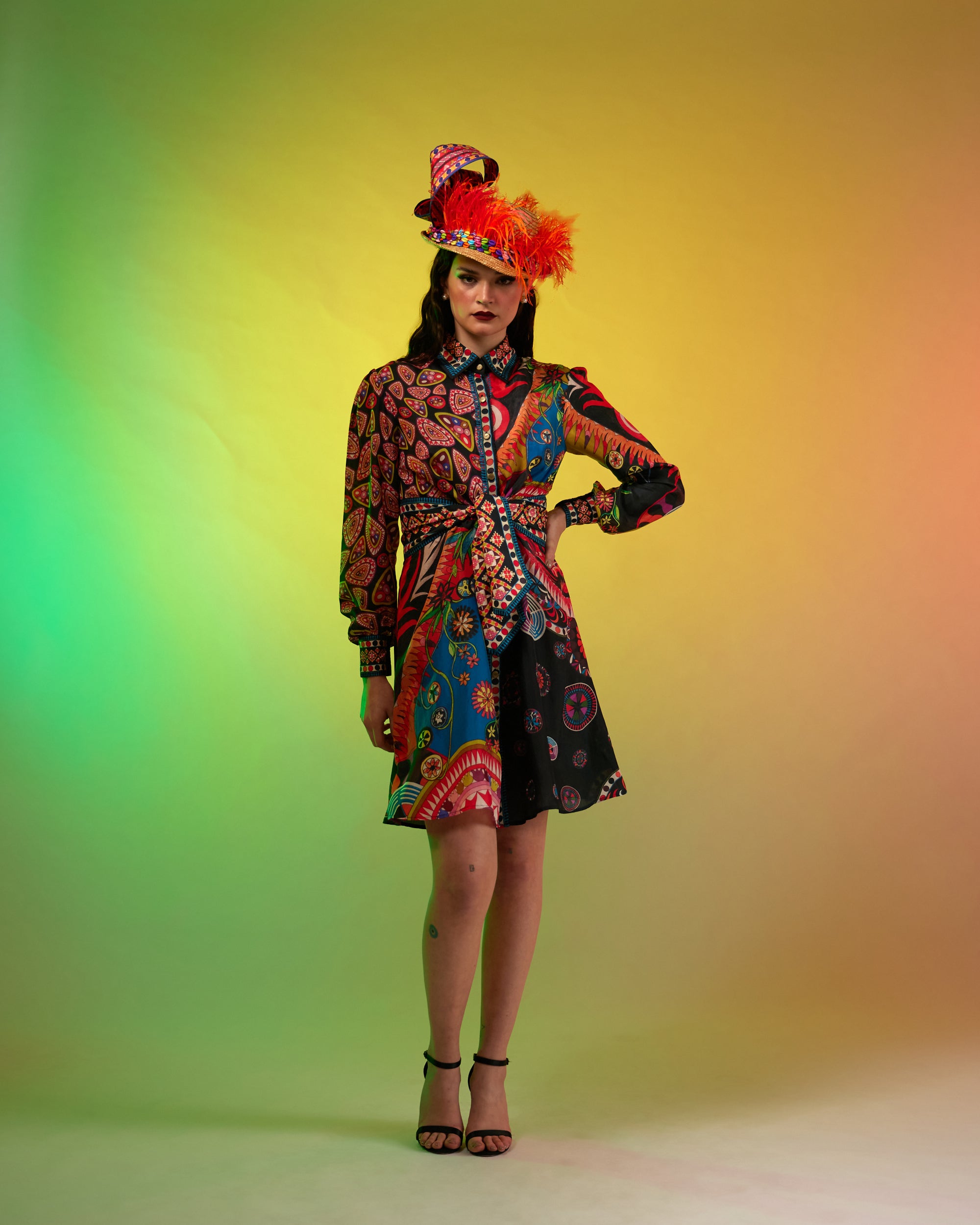 Sicily : Rashida - Black/Multi