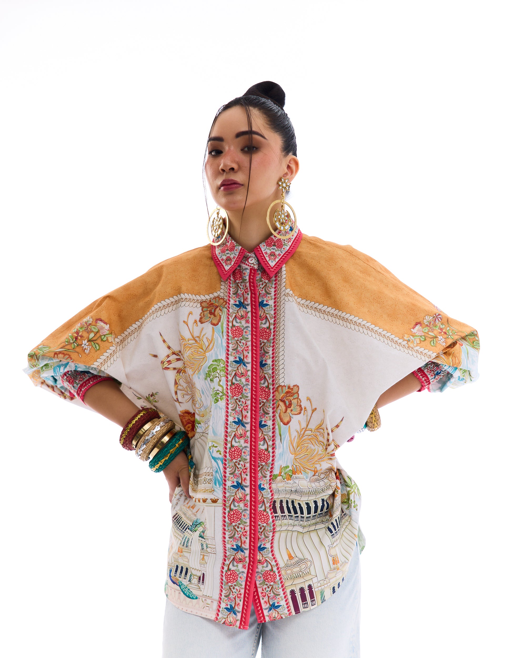J'adore : Faiza - Ivory/Orange